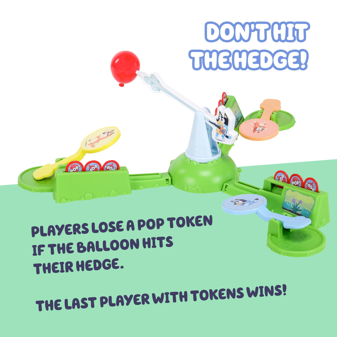 Bluey 90973 Keepy Uppy-Spiel. Luft bewahren. Inklusive motorisiertem Ballon. 2-3 Spieler.