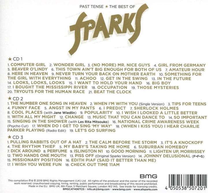 Sparks - Past Tense (The Best of Sparks) (Triple CD)