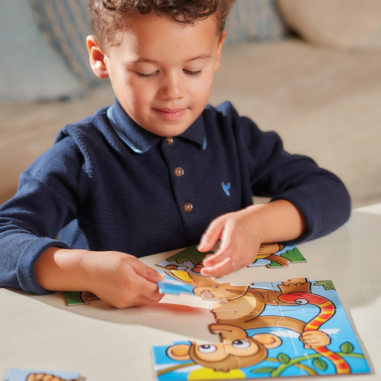 Orchard Toys First Jungle Friends Jigsaw Puzzle - 12-Piece Educational Puzzle for Toddlers 2+