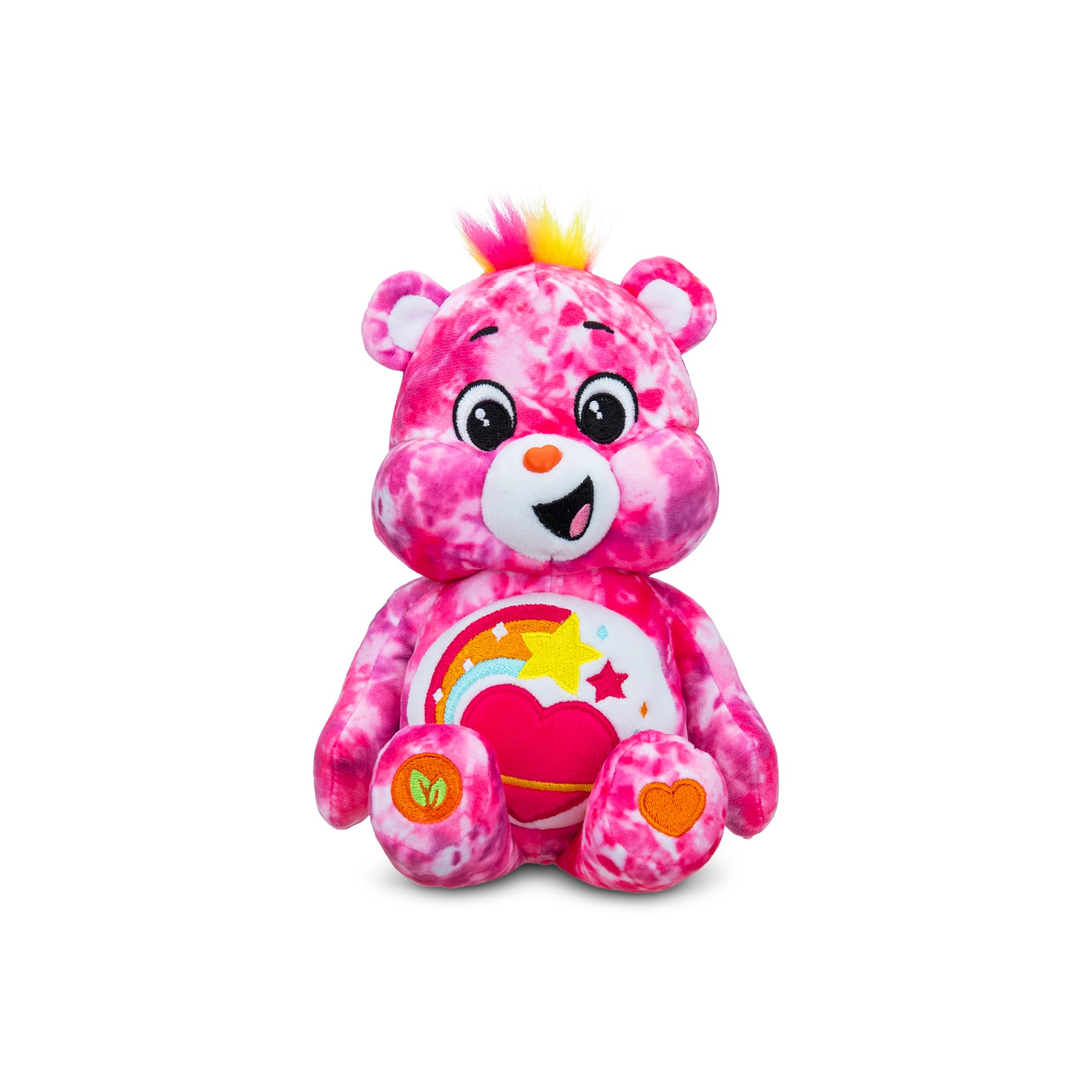 Care Bears Blissful Heart Bear 22cm Bean Plush - Soft Cuddly Toy for Kids 8