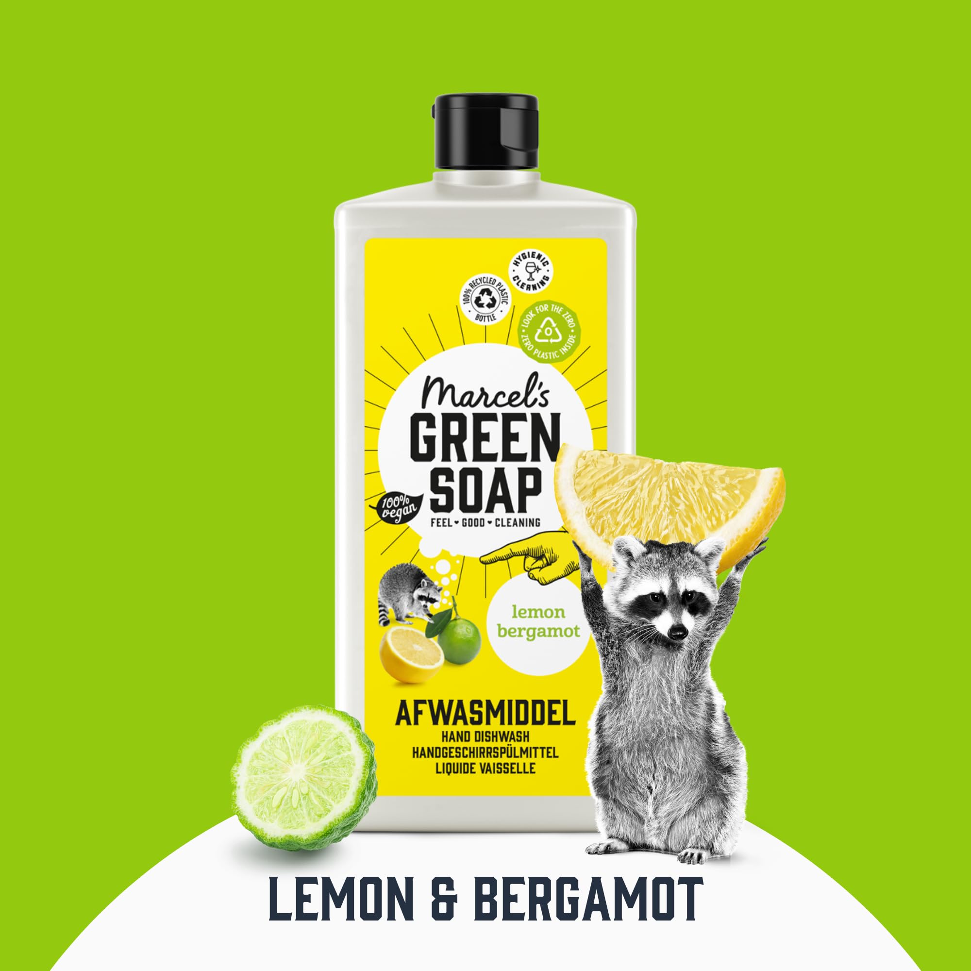 Marcel's Green Soap Washing-Up Liquid - Lemon & Bergamot Scent | 500 ml | Plant-Based 7