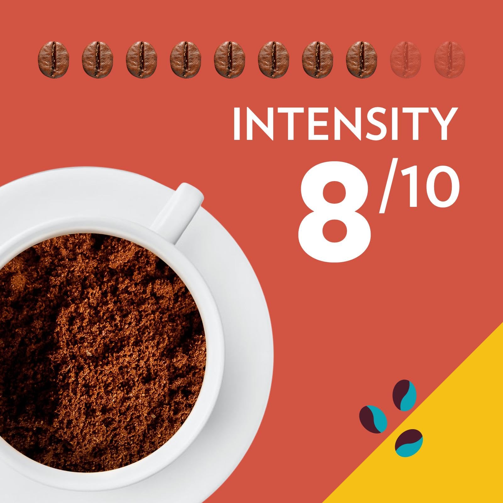 Lavazza Tales of Roma Coffee Ground - Aromatic Notes of Hazelnut and Dark Chocolate, Ideal for Moka Pots, 200 g 6