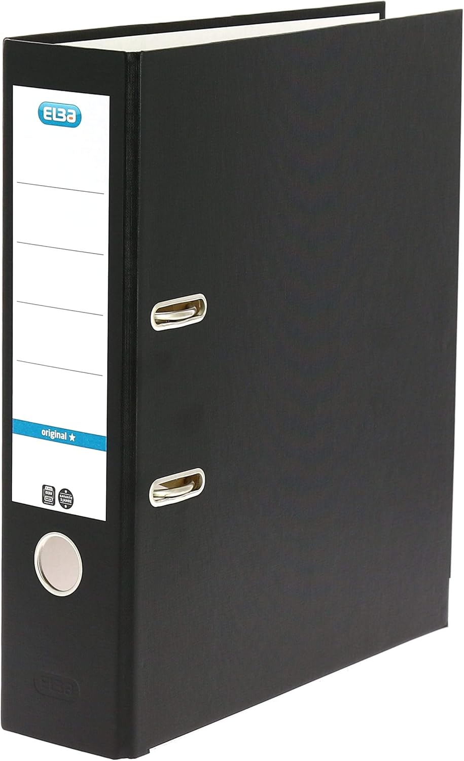 Elba A4 80 mm Board Lever Arch File - Black