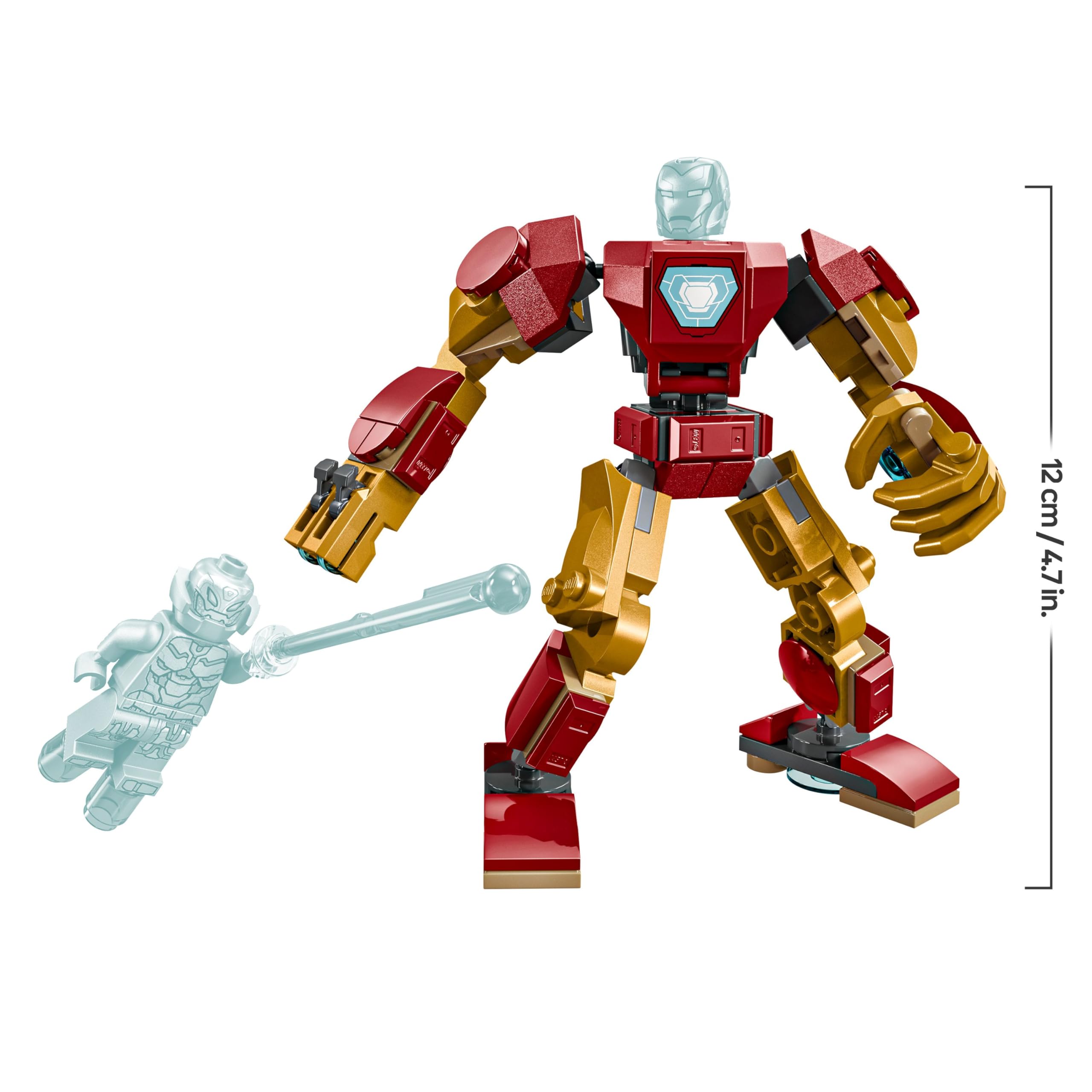 LEGO Marvel Iron Man Mech vs. Ultron Building Set | 2 Minifigures | Ages 6+ 9