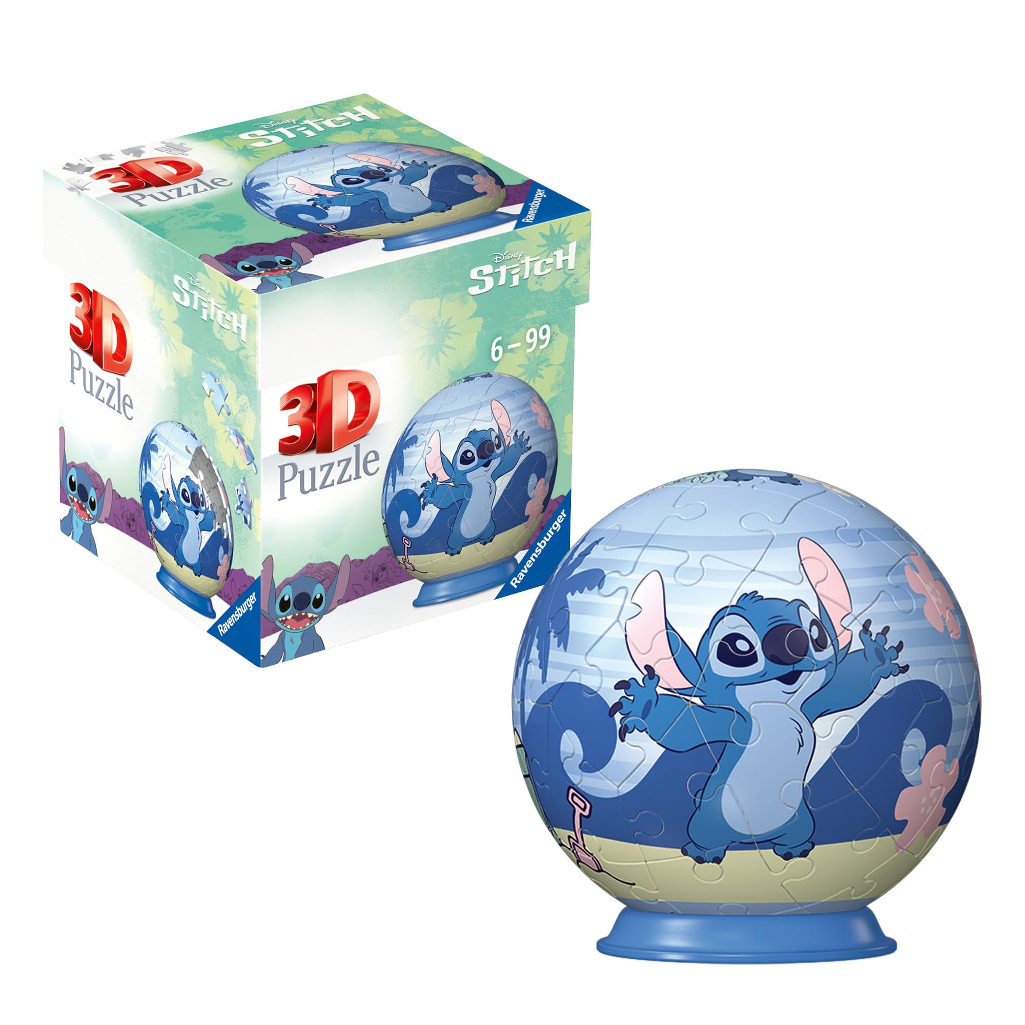 Ravensburger Disney Stitch Angel 3D Jigsaw Puzzle | 54 Pieces | Ages 6+
