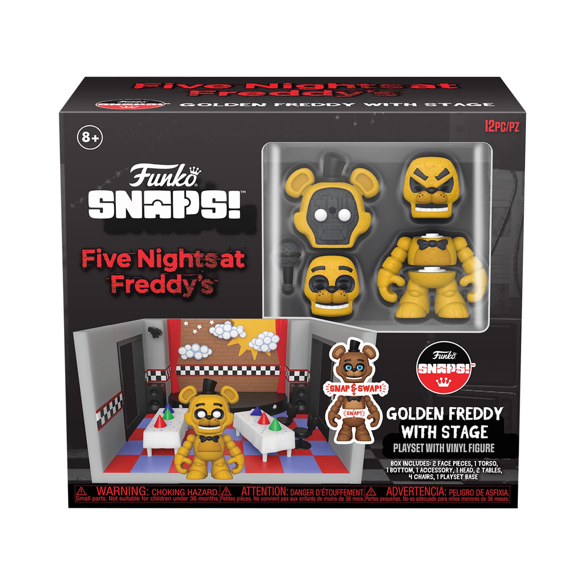 Funko Five Nights at Freddy's Snap: Playset - Stage with Freddy Fazbear 8
