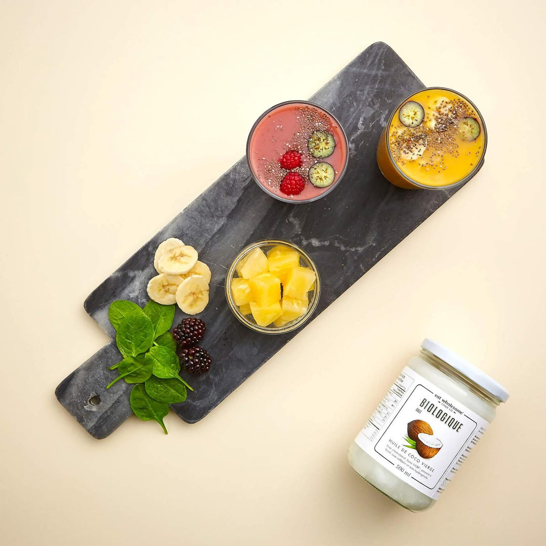 Eat Wholesome - Organic Raw Cold-Pressed Virgin Coconut Oil (500 ml)