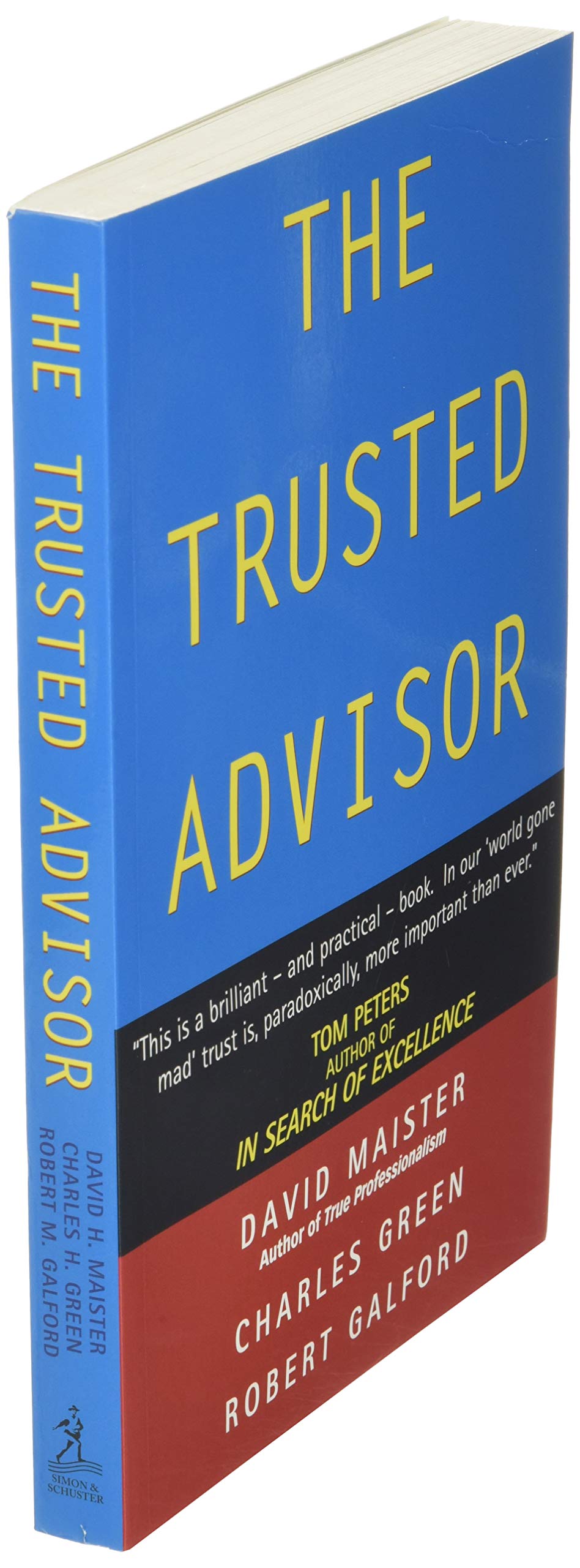 Simon & Schuster The Trusted Advisor by Maister, Green, Galford | Paperback Reprint 2