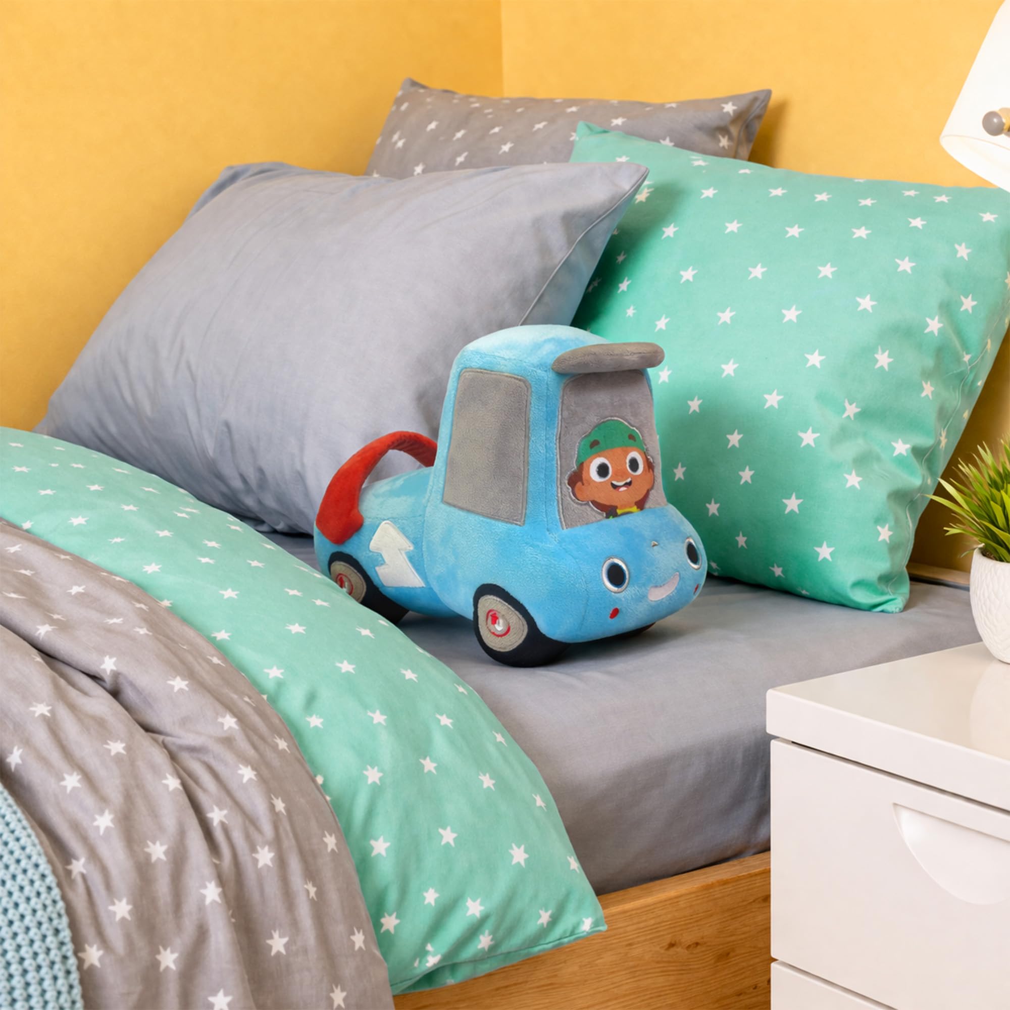 Mojo Swoptops Character Plush - Jumbo Soft Vehicle Toy | 19 Cm | Ages 0+ 4