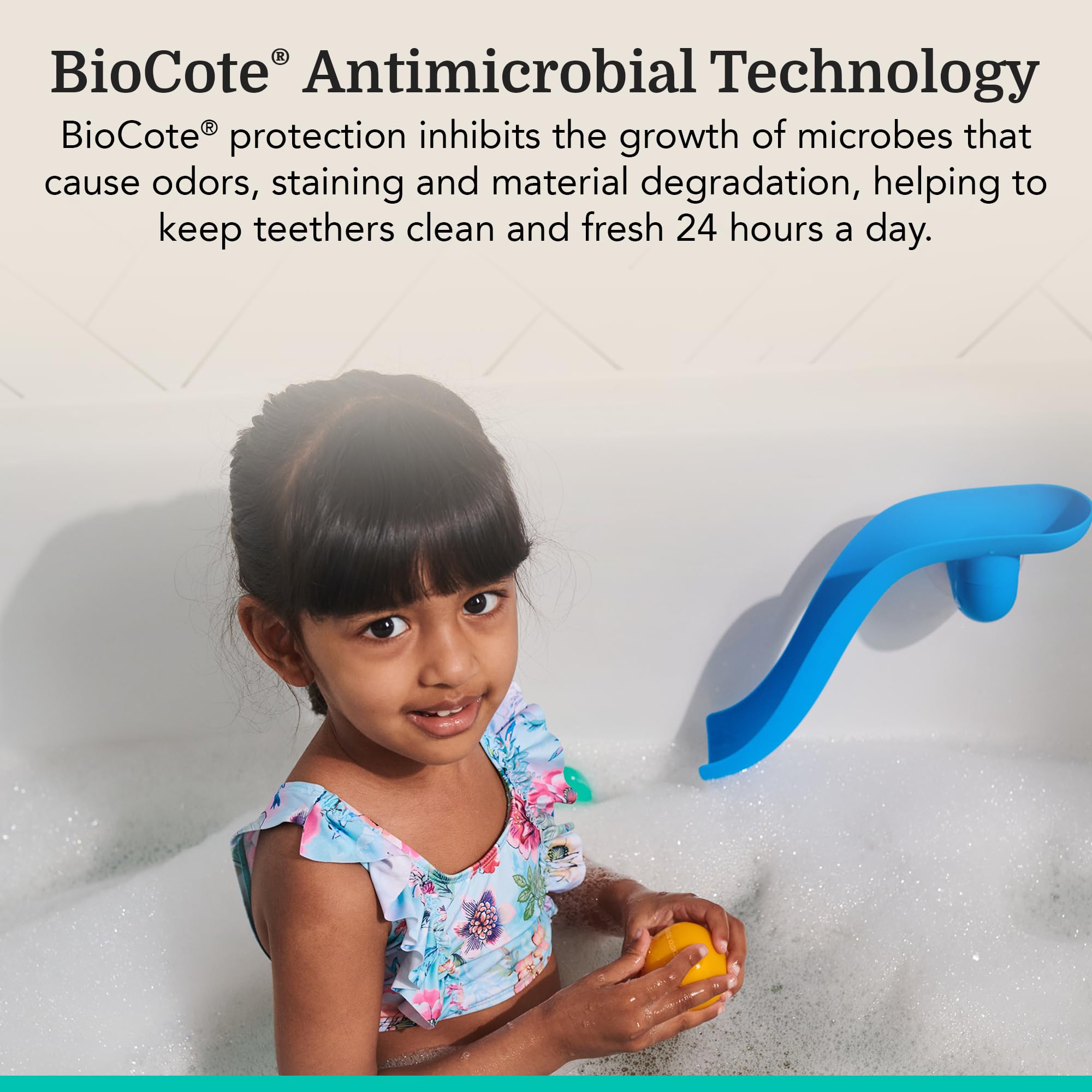 Matchstick Monkey Bathtime Slide Set - Antimicrobial Protection | Ages 12 Months+ 5