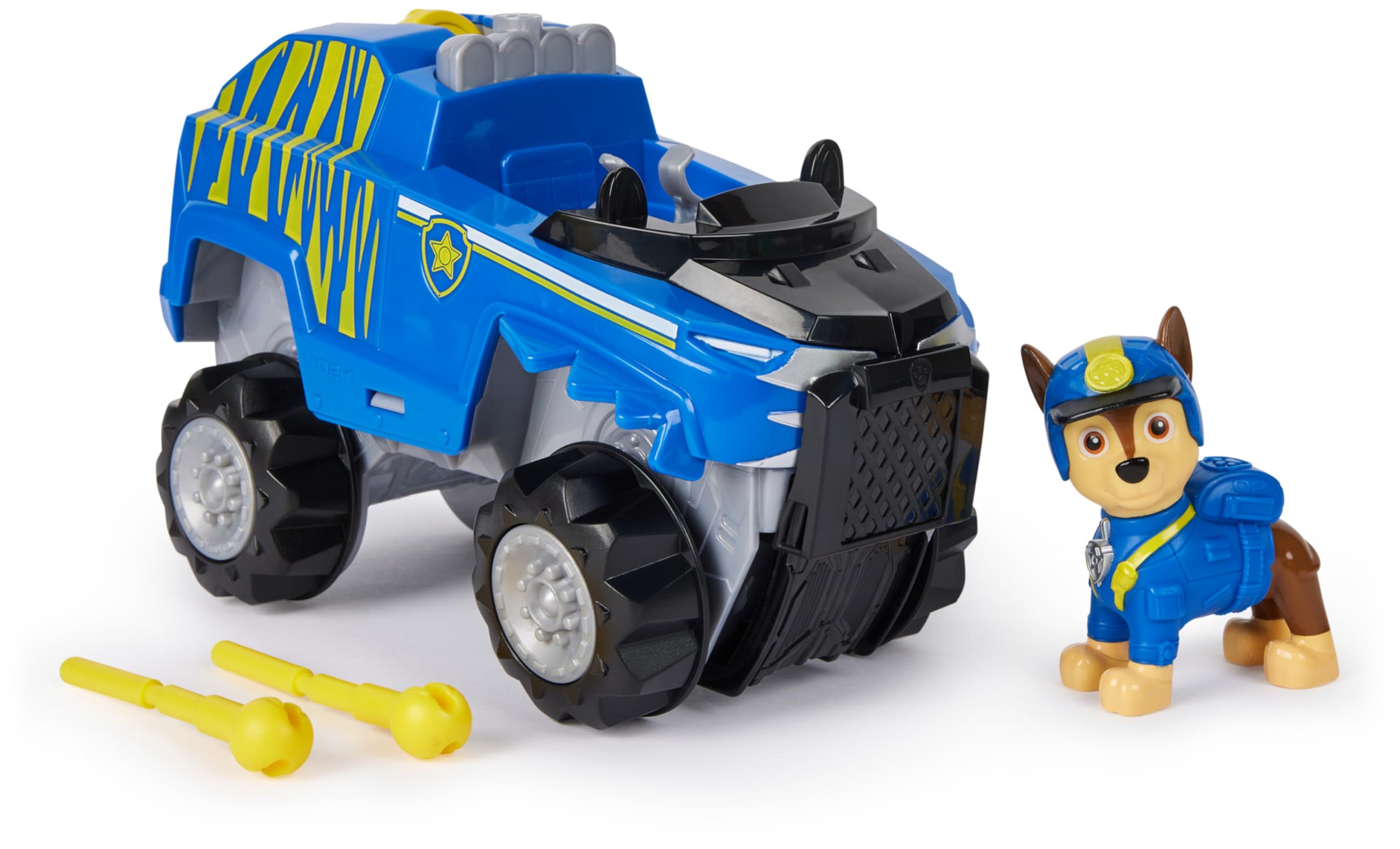 Paw Patrol Jungle Pups Chase Tiger Vehicle Playset with Action Figure | Ages 3+ | Multicoloured 1