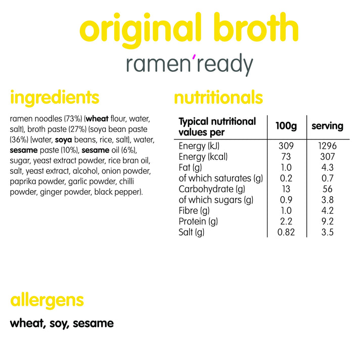 Itsu - Ramen Ready Noodles 86g | Spicy Broth | Authentic Japanese Flavour | Pack of 6