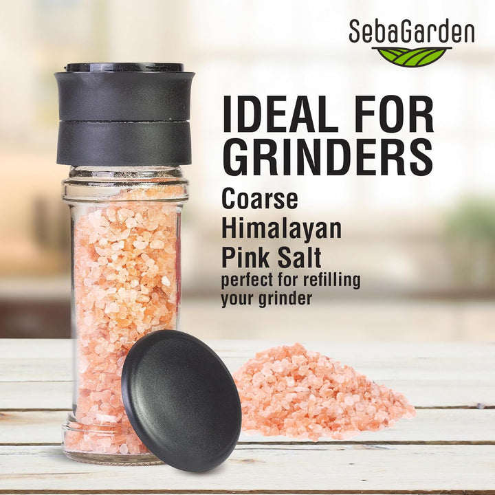 Seba Garden - 100% Pure Himalayan Pink Salt (Extra Fine, 1kg Resealable Doypack)