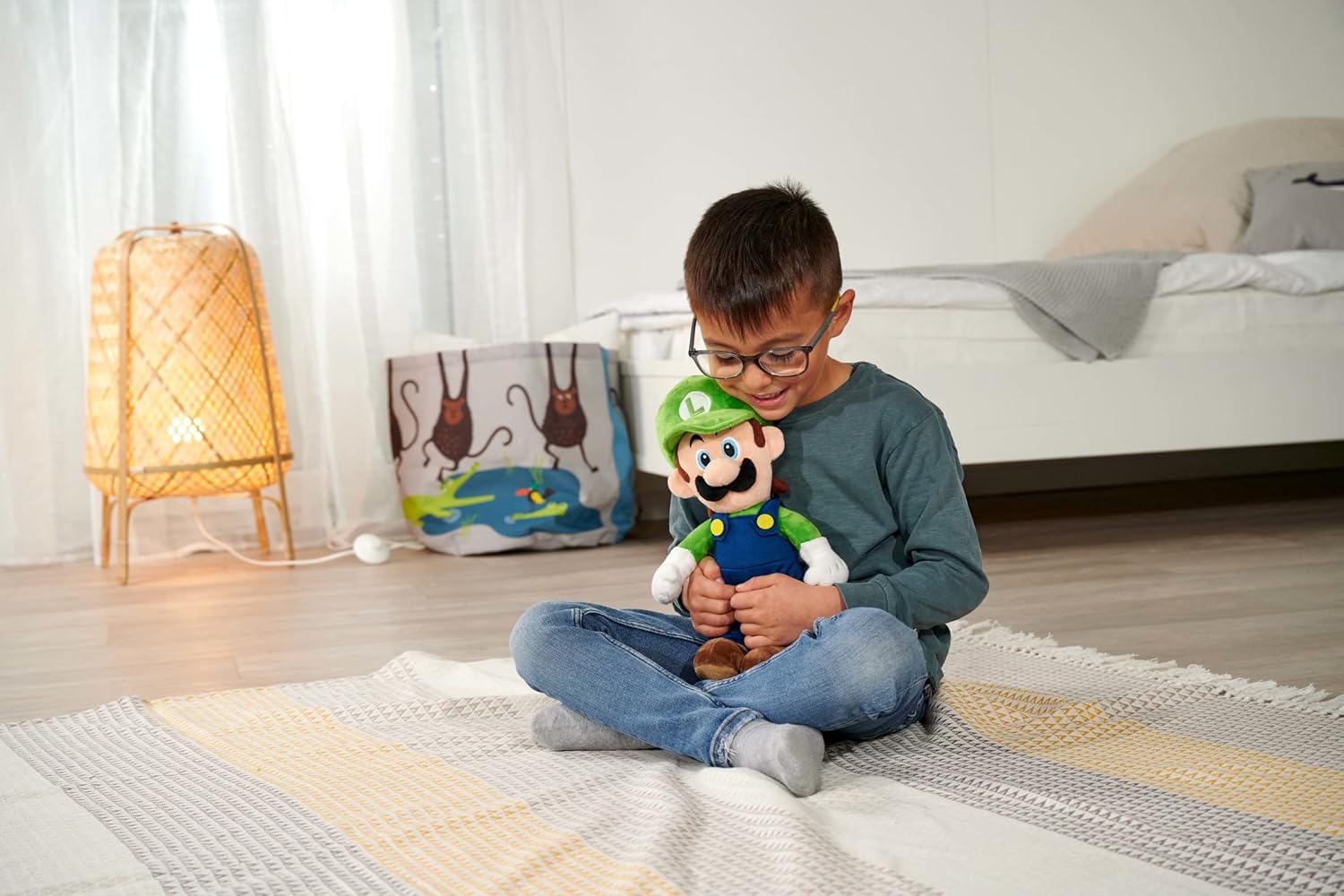 Super Mario Luigi Plush Toy - 30 cm Soft Stuffed Animal for Kids & Adults 4