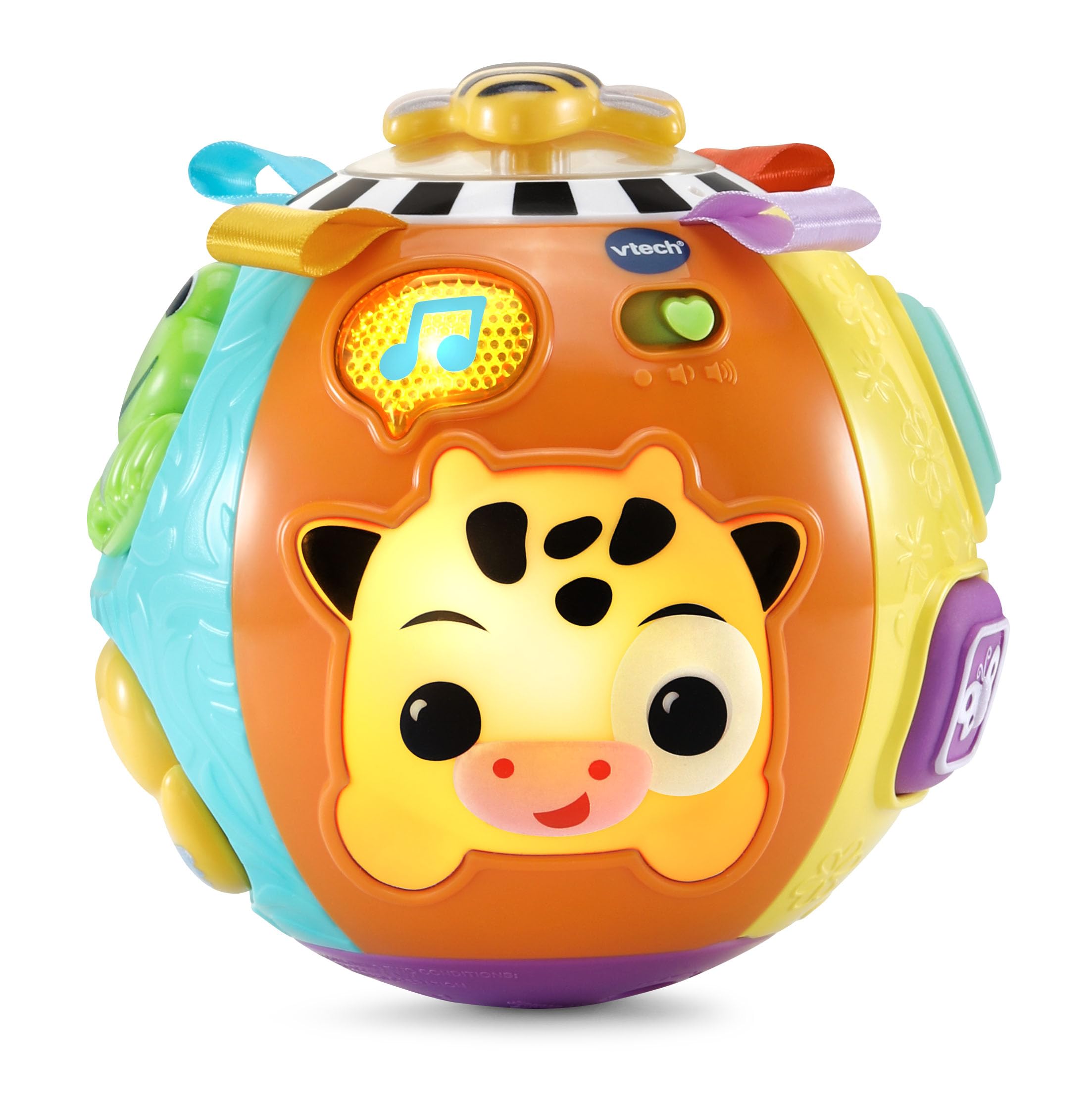 VTech Baby Animal Discoveries Ball - Interactive Learning Toy for 3 Months+ 1