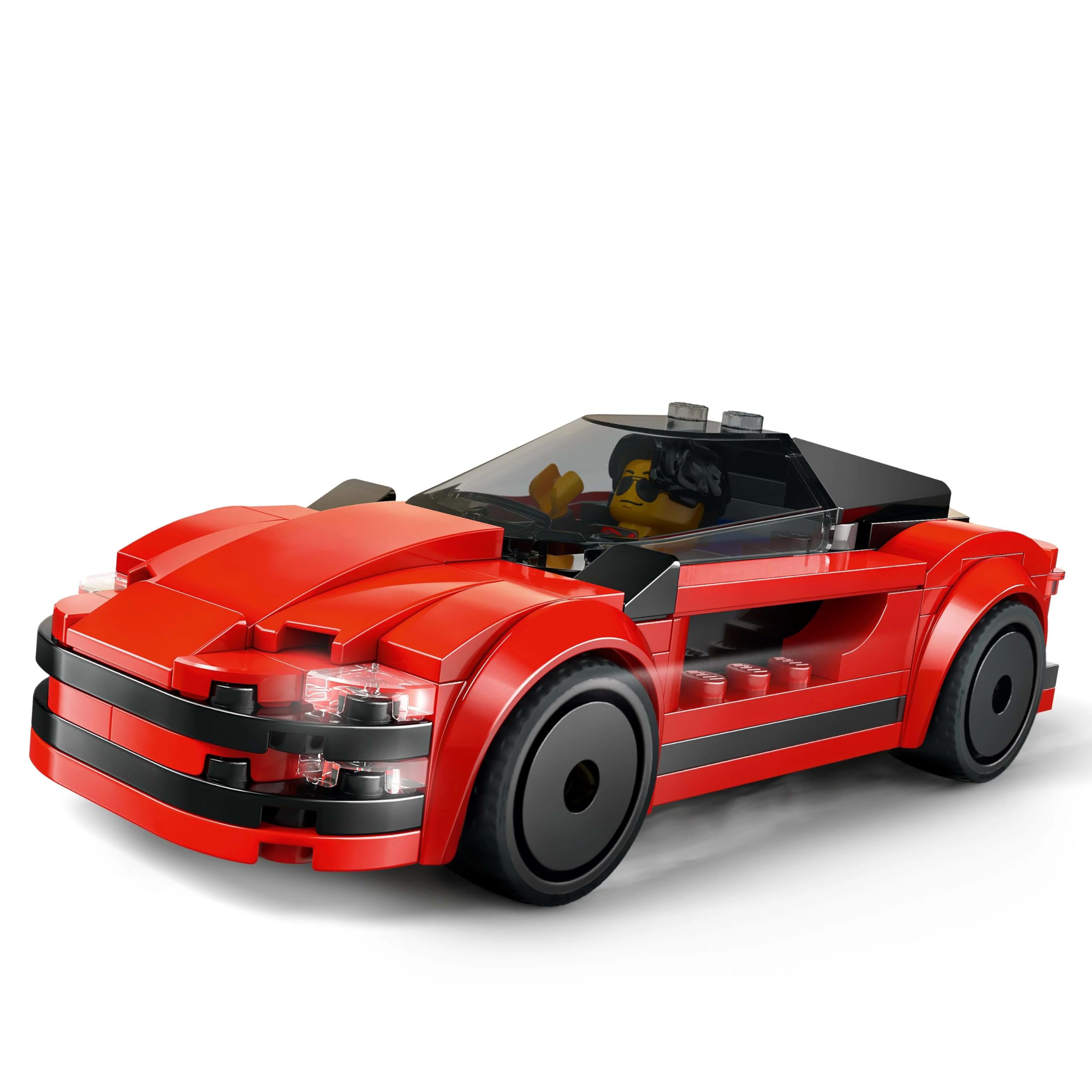 LEGO City Rotes Sportauto-Spielzeug – Baubares Fahrzeug-Spielset für Kinder ab 5 Jahren 6