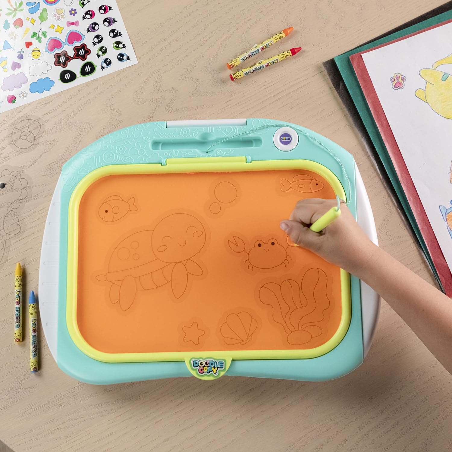 Doodle Copy Draw & Print - Magical Doodle Board with Print Function for Kids 4+ 8