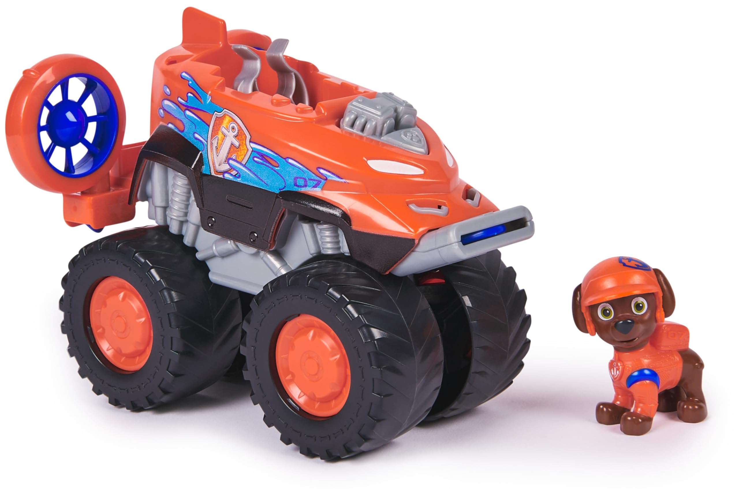 Paw Patrol Rescue Wheels Zuma's Hovercraft Toy Truck with Projectile Launcher - Ages 3+ 5