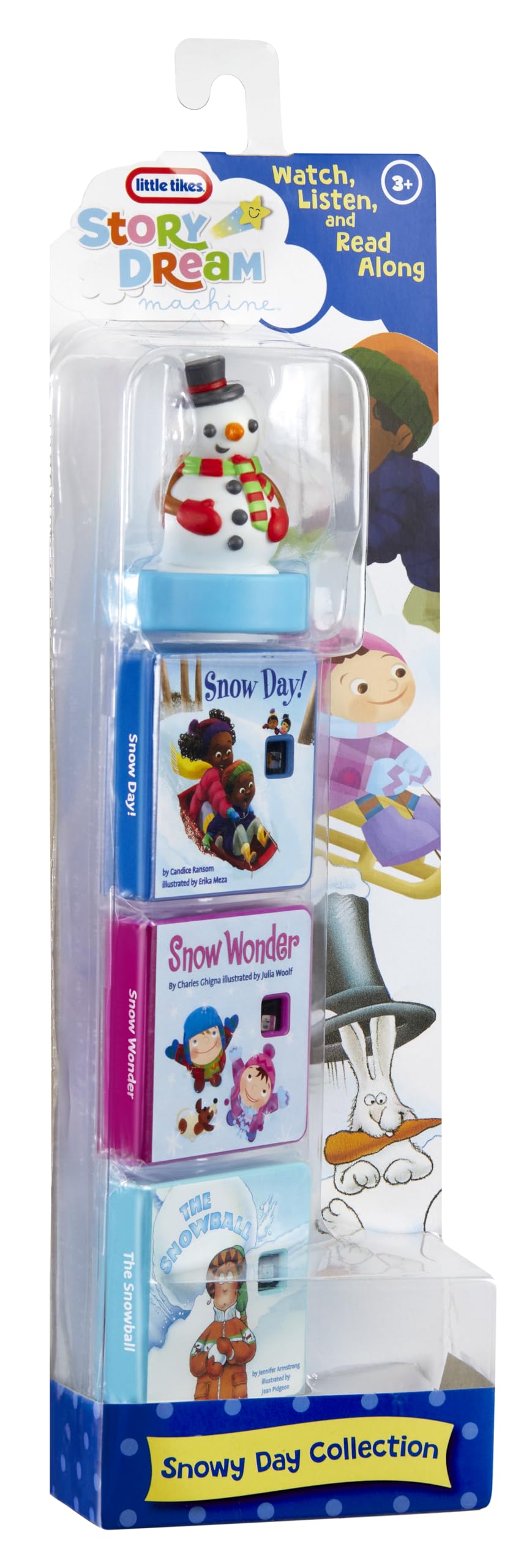 Little Tikes Story Dream Machine Snowy Day Collection - 3 Books & 1 Light-Up Character for Ages 3+ 18