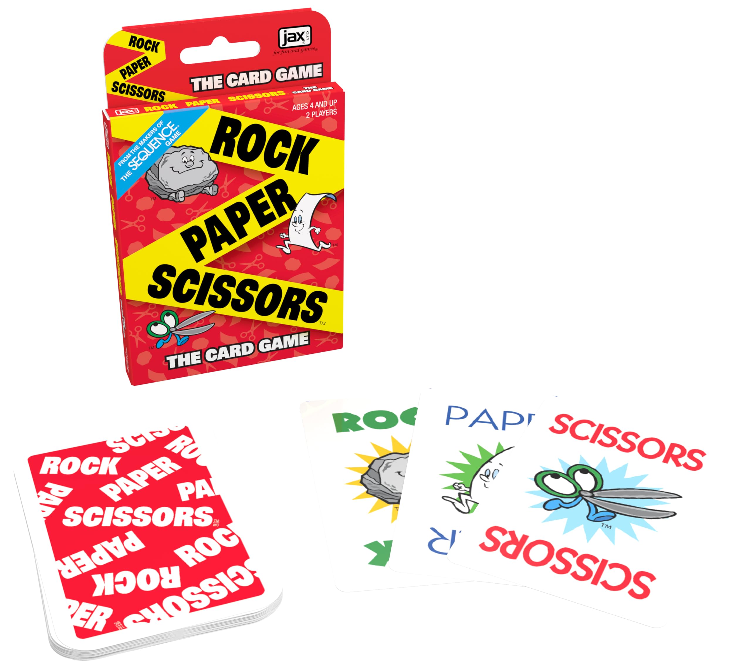 Jax Rock Paper Scissors The Card Game | 2 Players | Ages 4+ | Bilingual Version 2