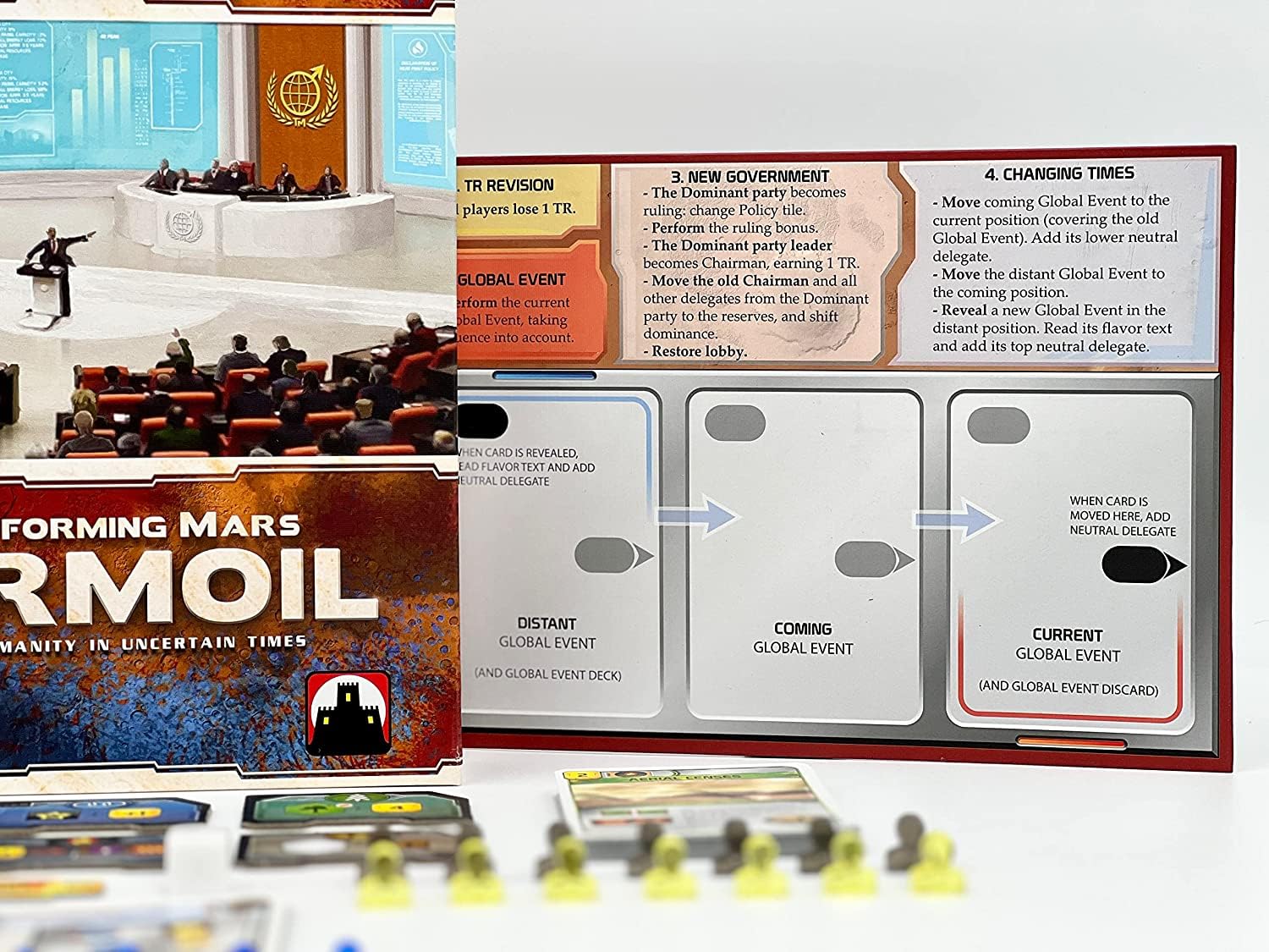 Stronghold Games Terraforming Mars: Turmoil Expansion Board Game 3