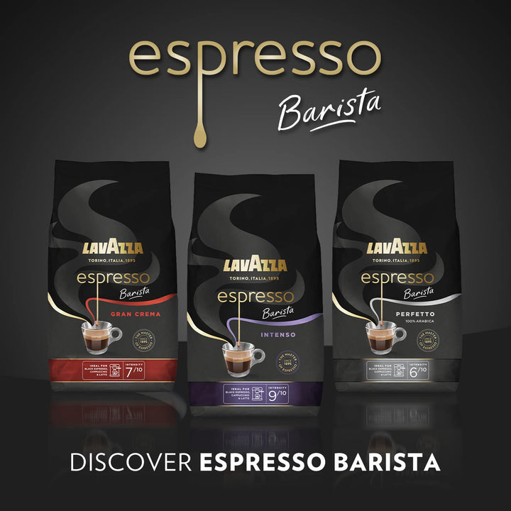 Lavazza Espresso Barista Intenso - Drum Roasted Coffee Beans, 1 kg