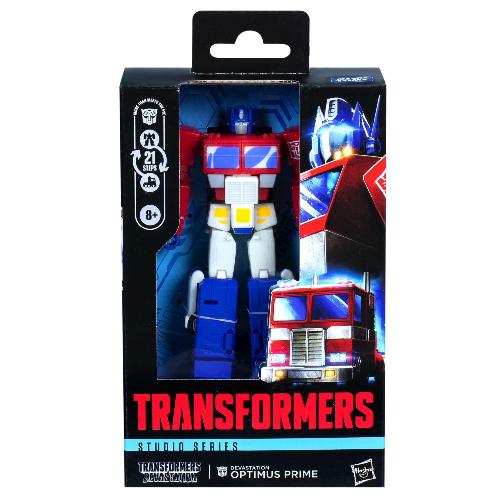 Transformers Studio Series Deluxe Class Optimus Prime Action Figure - 11.5cm, Robot/Truck Modes, 21 Steps, Ages 8+ 4