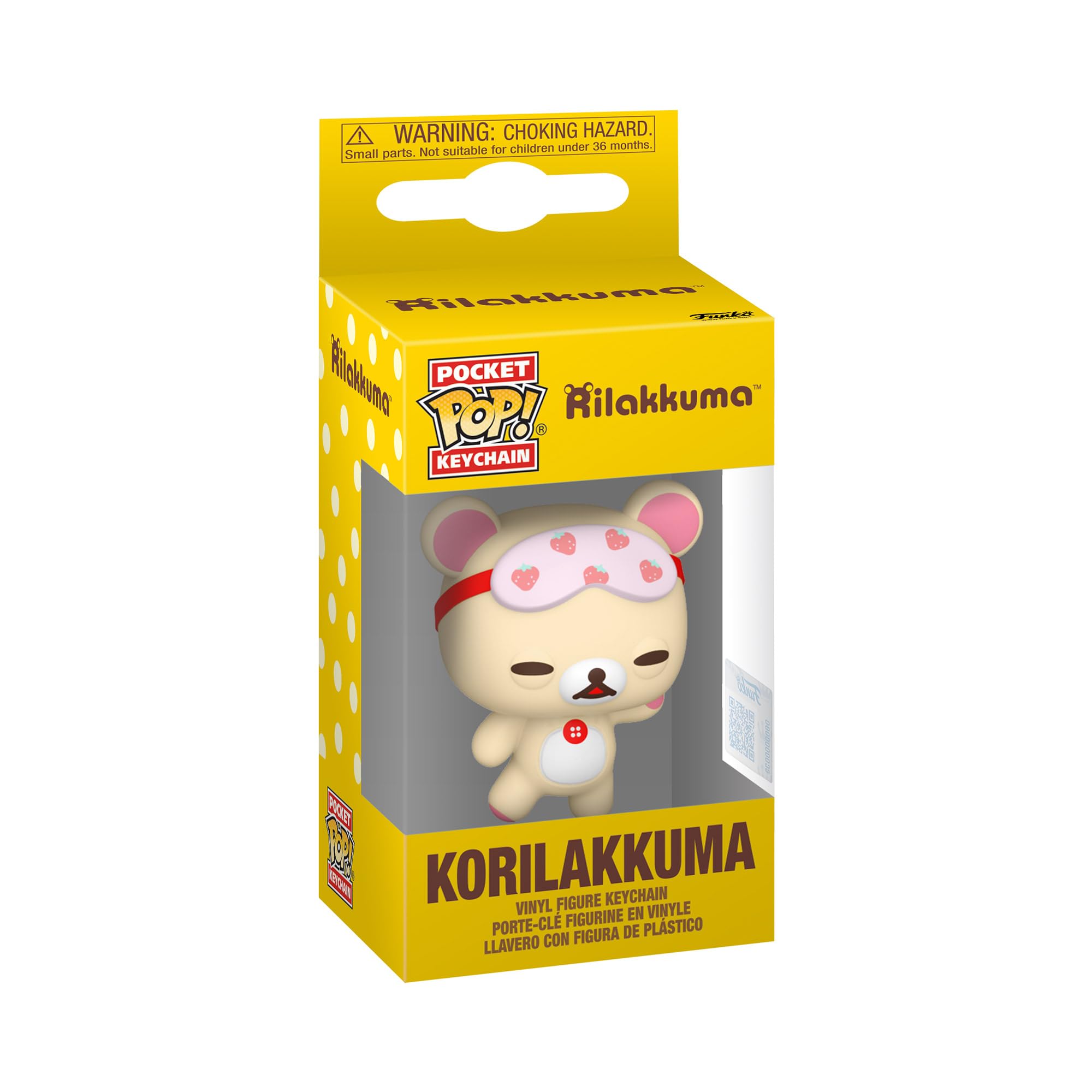 Funko POP! Keychain: Korilakkuma Sleepy - Mini Vinyl Figure | 4.63-inch Tall