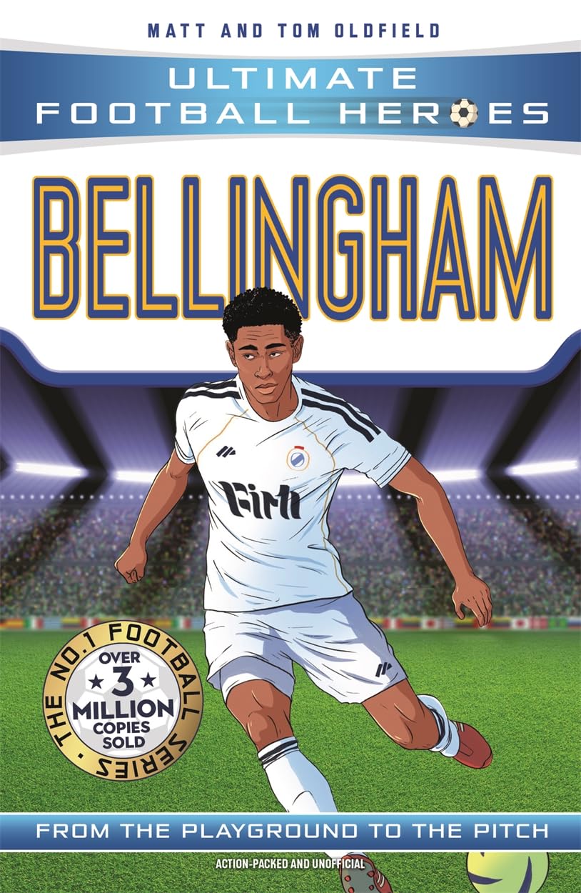 Dino Books Jude Bellingham Ultimate Football Heroes - Children's Biography | Ages 8-11 | Paperback 1