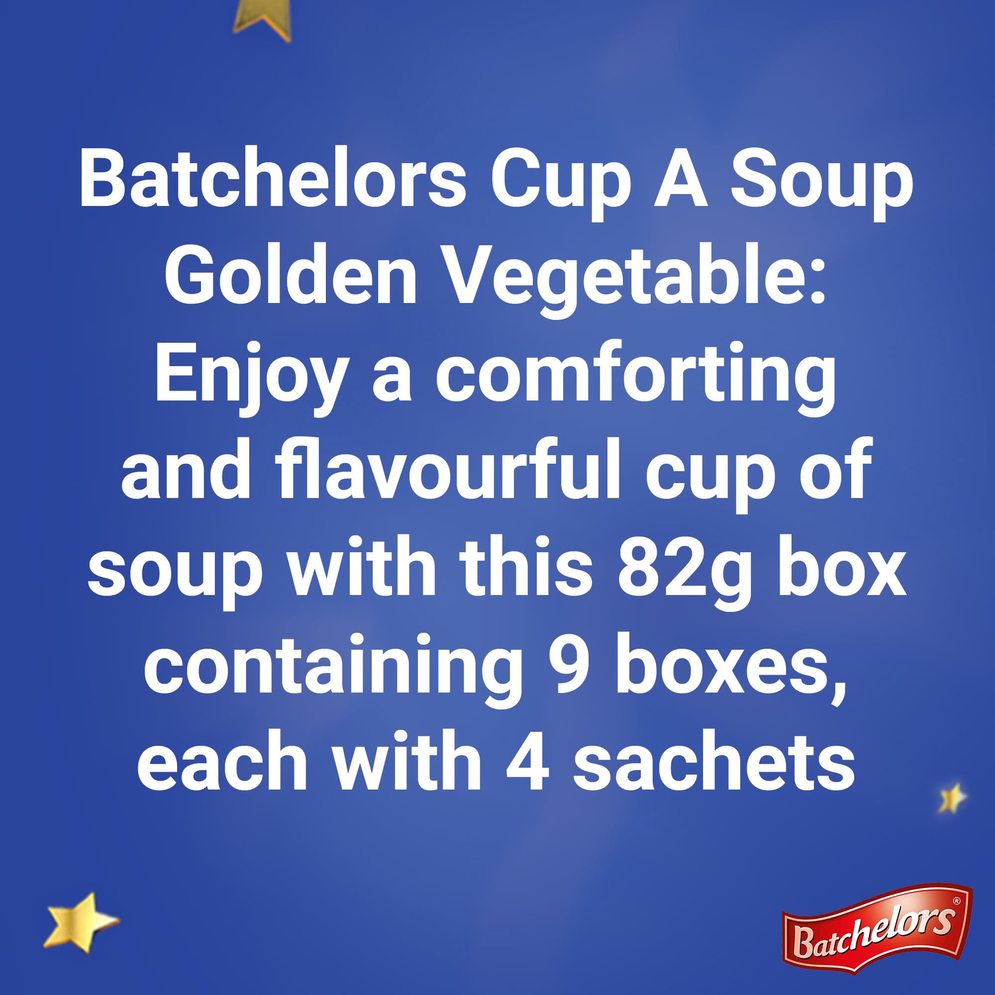 Batchelors Cup a Soup Golden Vegetable Instant Soup Sachets, 82g Box (Pack of 9) 4
