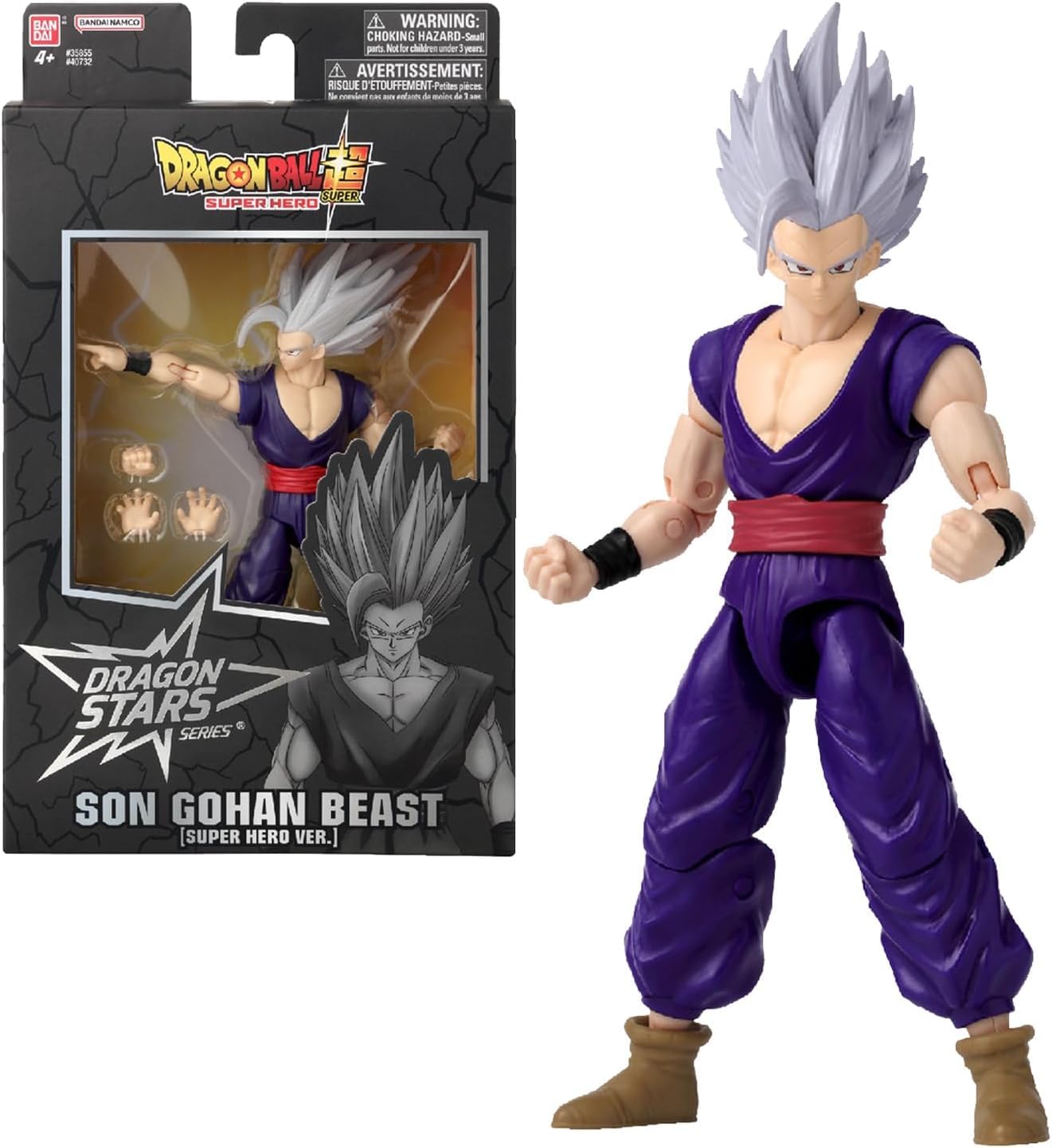 Bandai Dragon Ball Super Hero 17cm Dragon Stars Figure - Son Gohan Beast - 40732 8