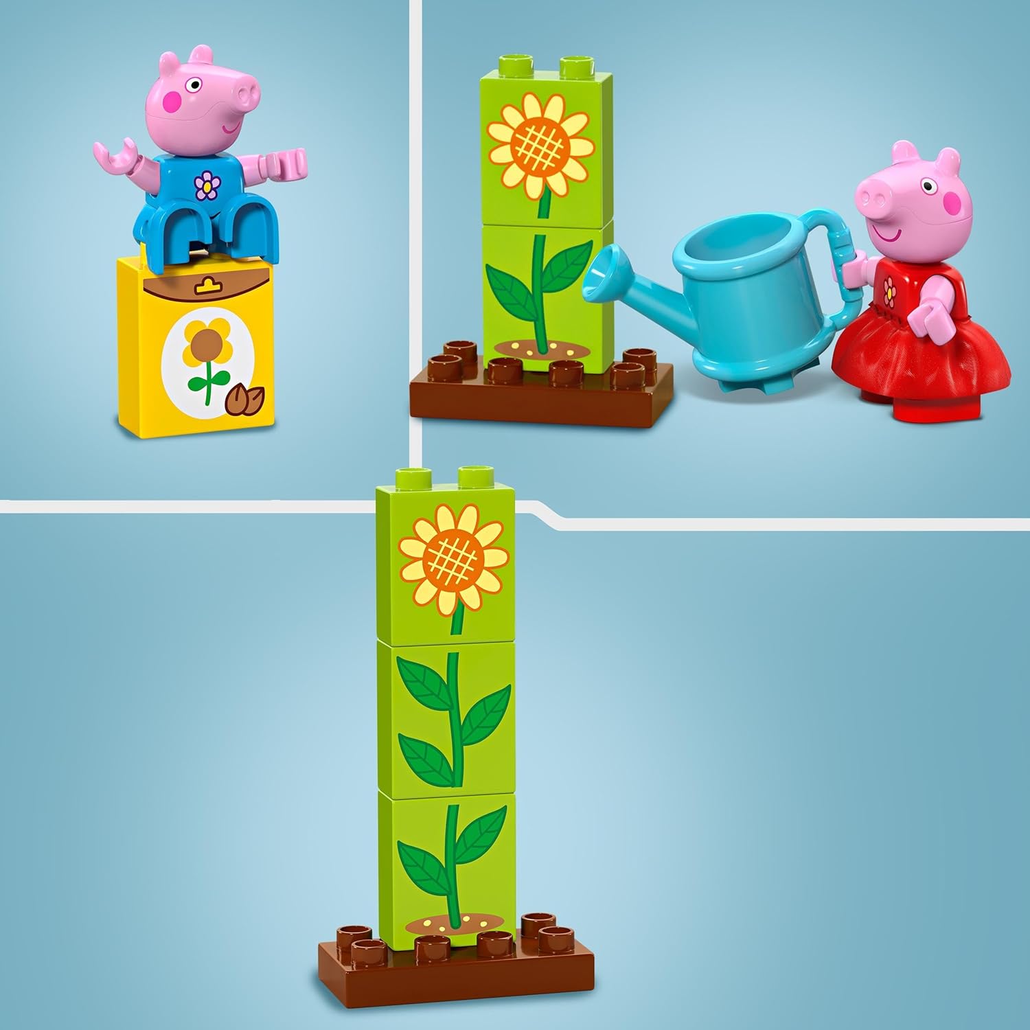 LEGO DUPLO Peppa Pig Garden and Tree House - Educational Building Set for Toddlers 2+ 4