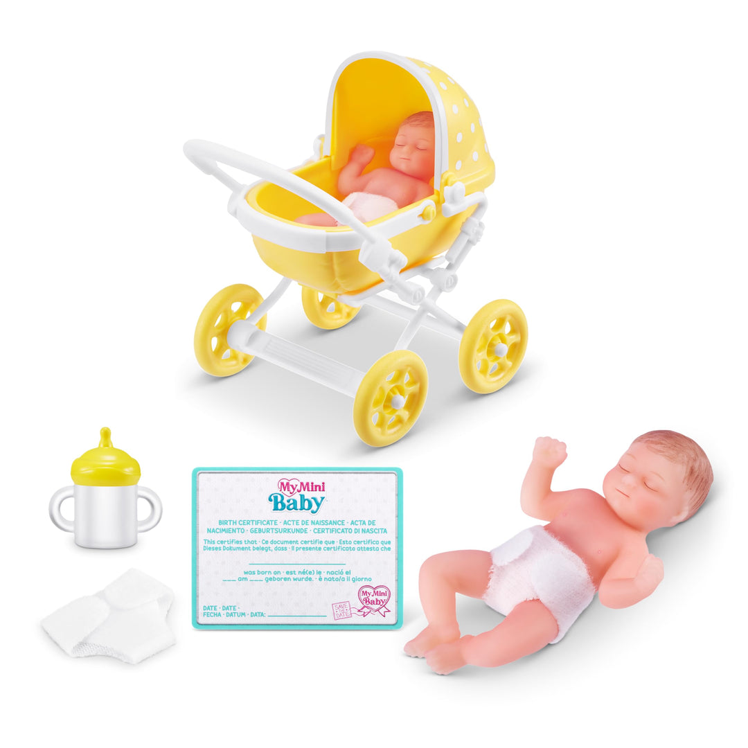 5 Surprise My Mini Baby Series 1 - Collectible Mystery Capsule with Realistic Mini Baby & Playset (Single Capsule)