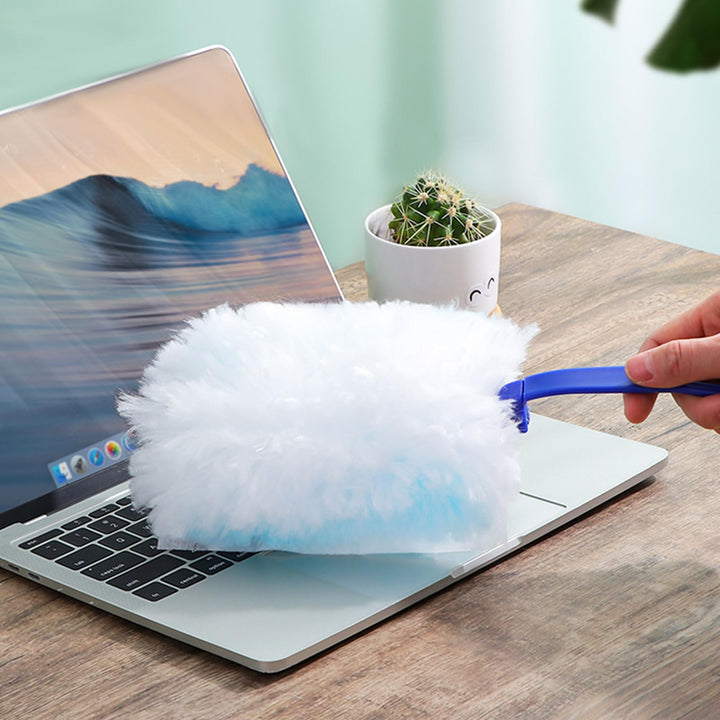 ASelected Fluffy Duster Refills 30 Pcs with 1 Handle - Reusable Cleaning Tool for Home