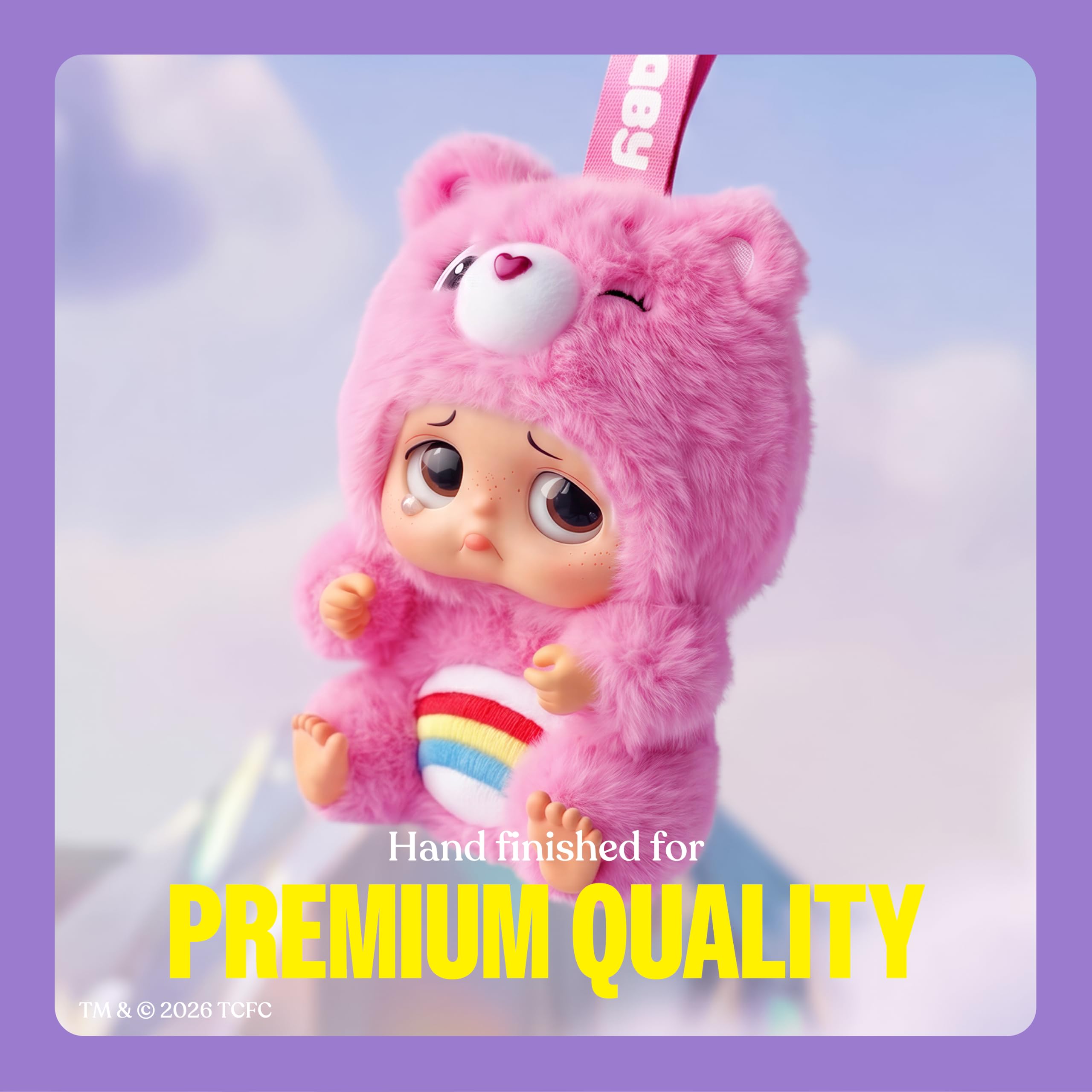 STARBOX Sad Baby Starbox Care Bears Series 1 Blind Box Keychains | Hand Sized Plush | 1/128 Ultra Rare 9