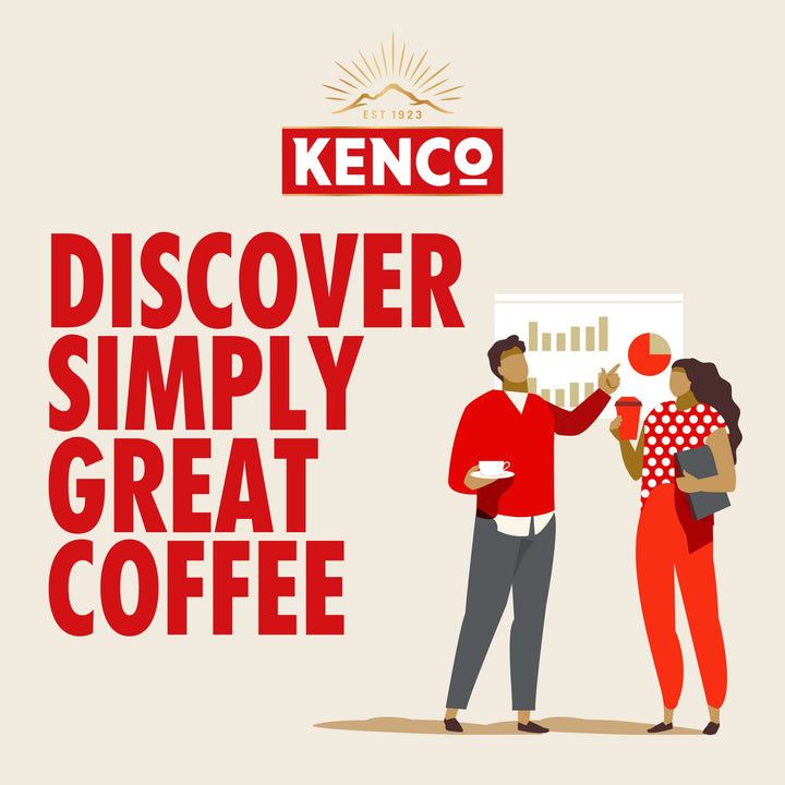 Kenco Cappuccino Instant Coffee 1kg - Tin (Pack of 1)