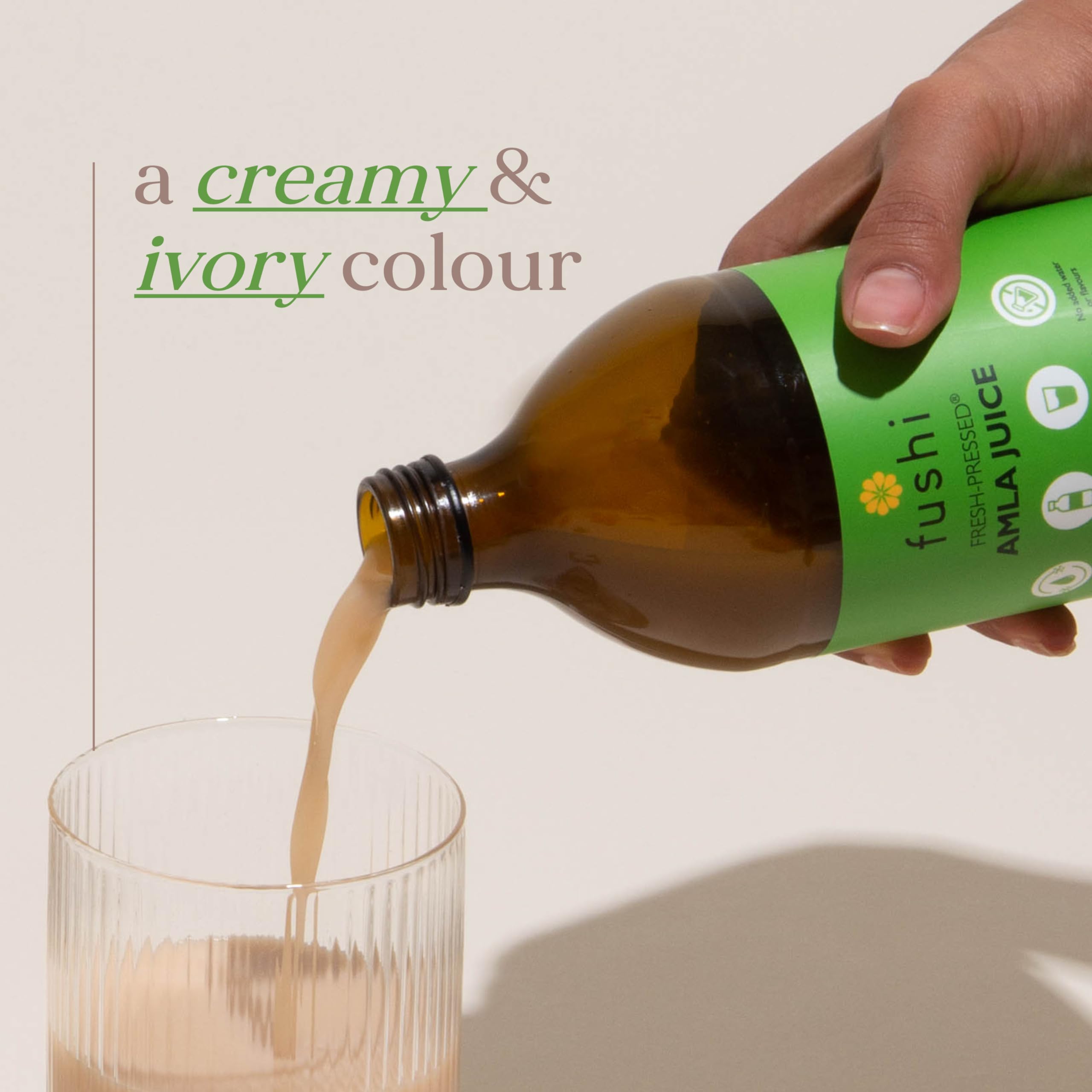 Fushi Amla Saft 500ml | Kaltgepresster Indischer Stachelbeersaft | 100% Roh &amp; Ungefiltert 3