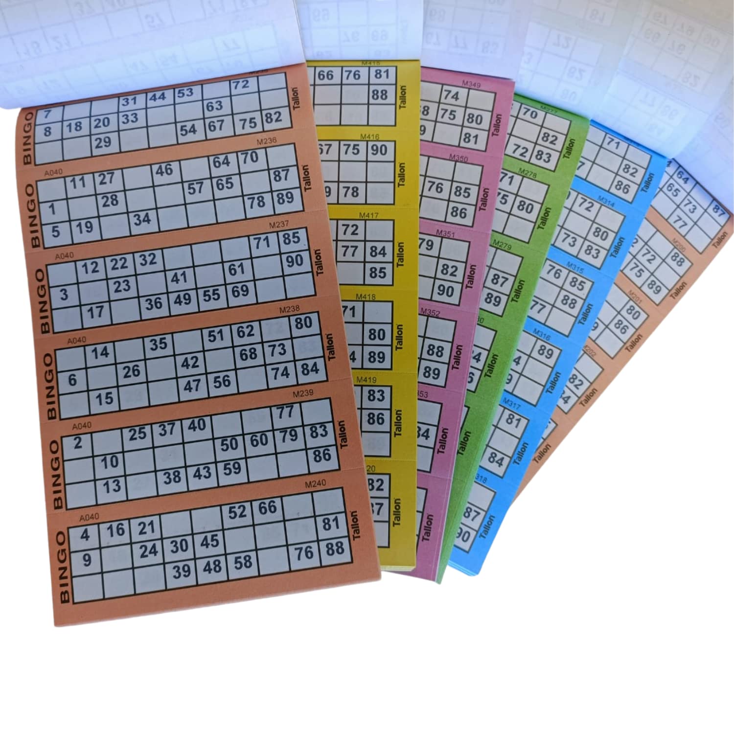 1ABOVE Bingo Tickets Stationery Book - Multi-Game Fun for Kids and Adults 7