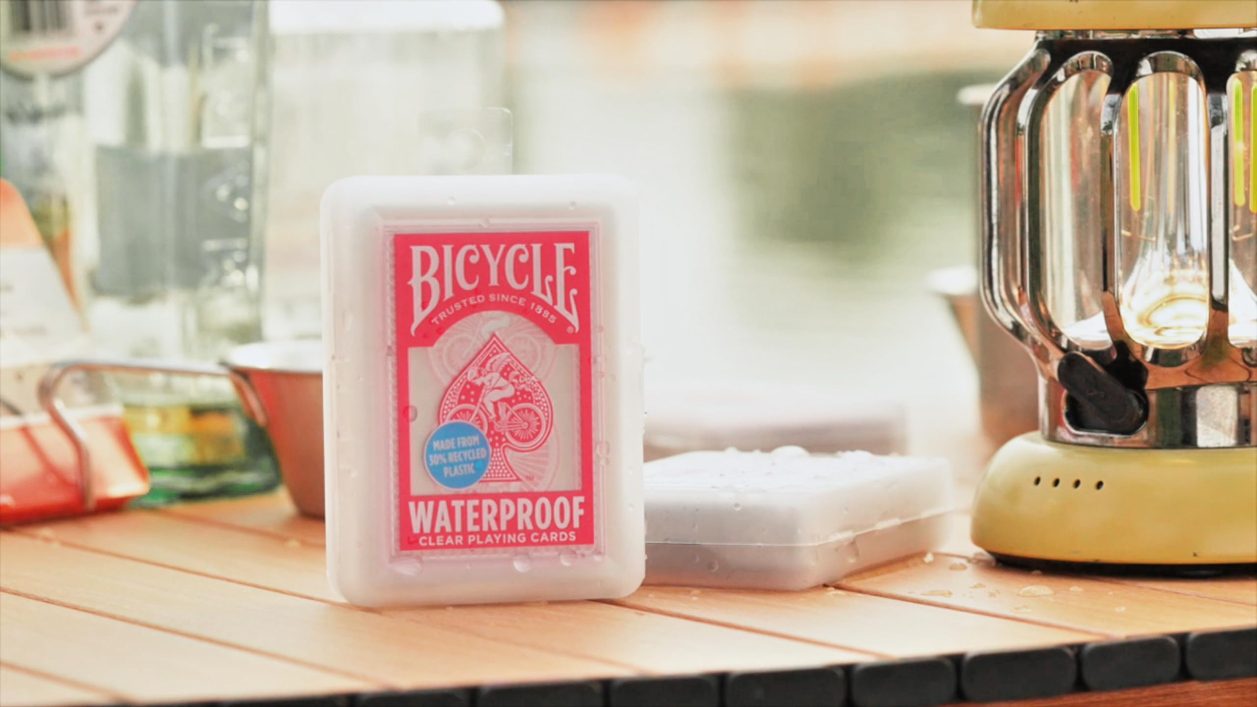 Bicycle Waterproof Playing Cards - 100% Waterproof, Plastic, Red 7