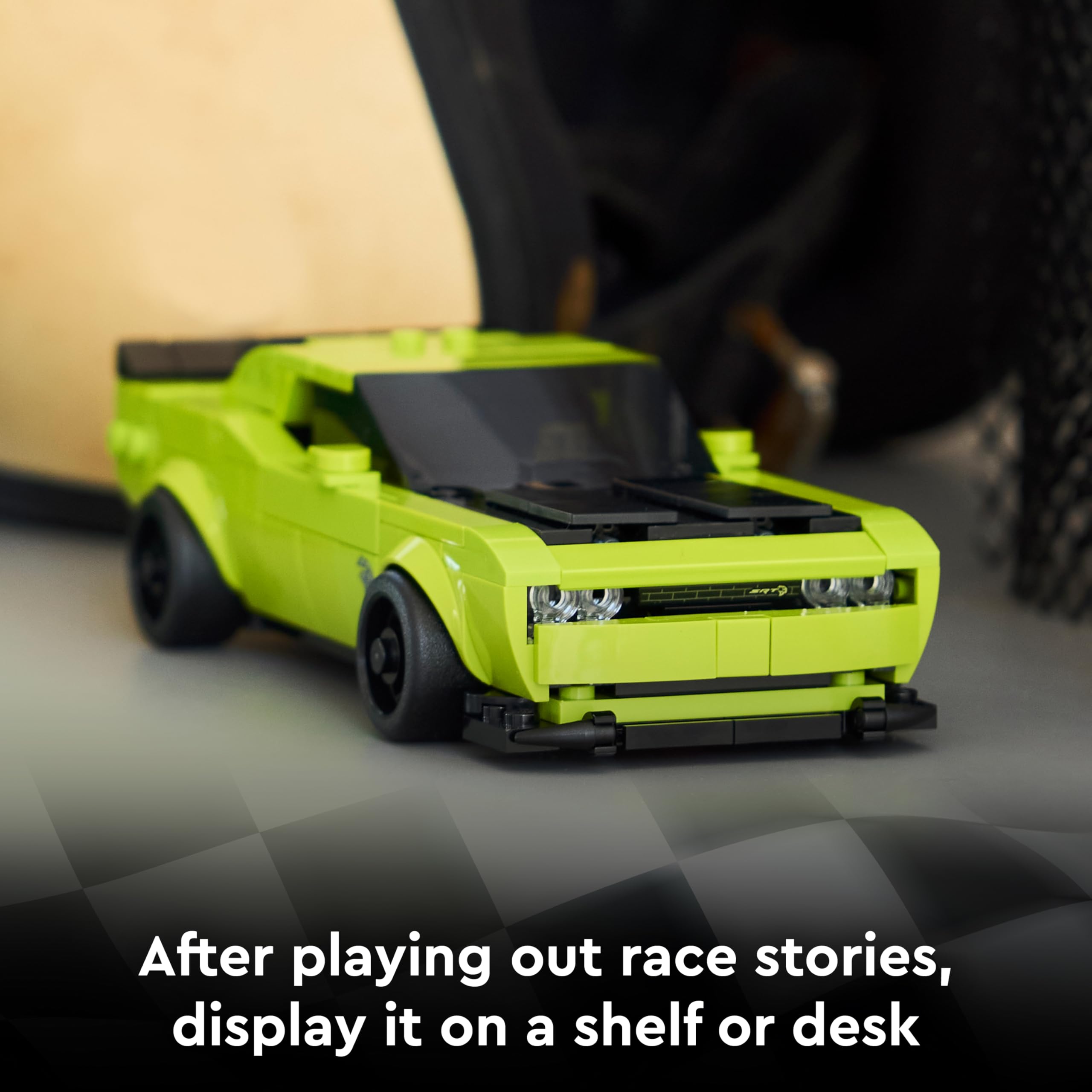 LEGO Speed Champions Dodge Challenger SRT Hellcat Sports Car Toy Set 77237 for Ages 9+ 5