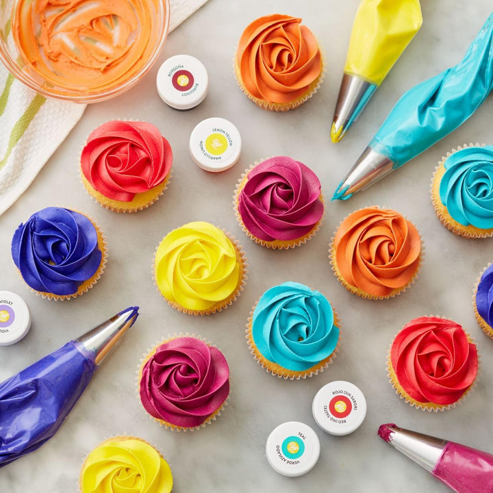 Wilton 8 Gel Icing Colour Set - 8 x 28.3g Jars