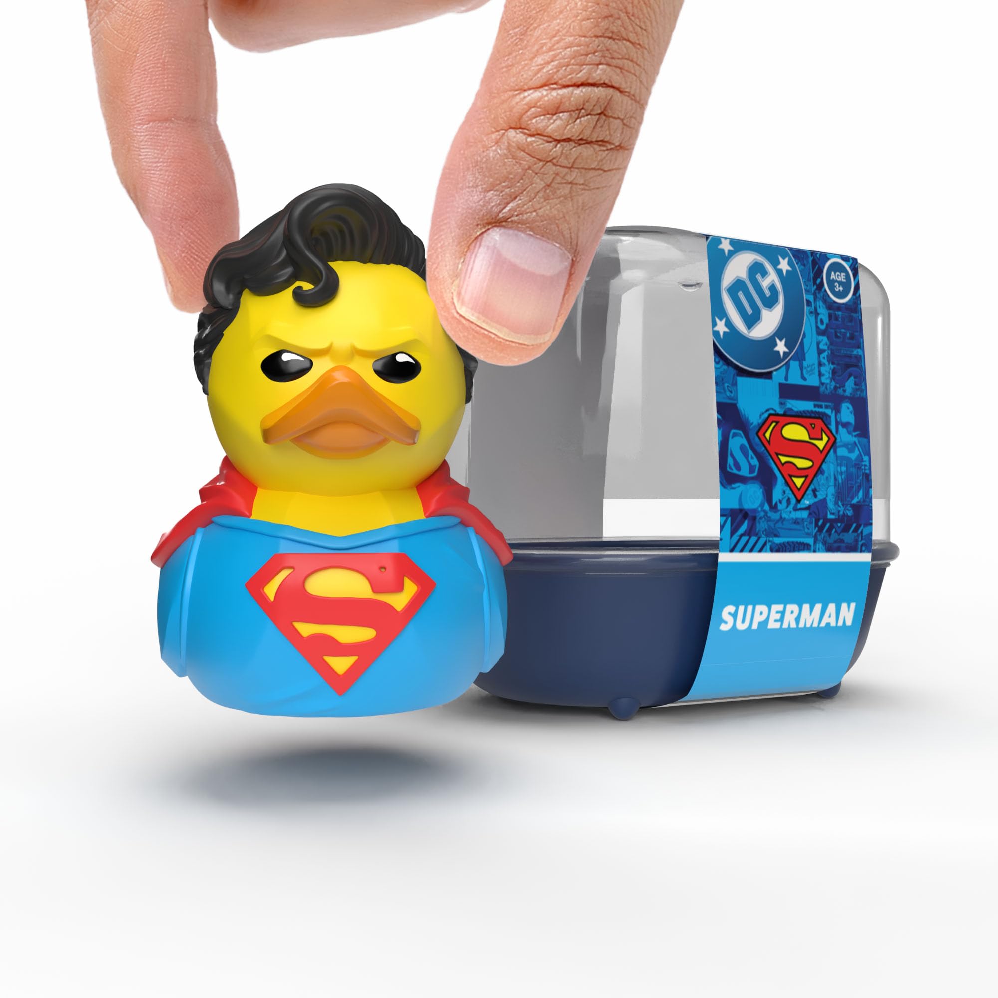 TUBBZ Mini: DC Comics - Superman Cosplaying Rubber Duck Vinyl Figure 1