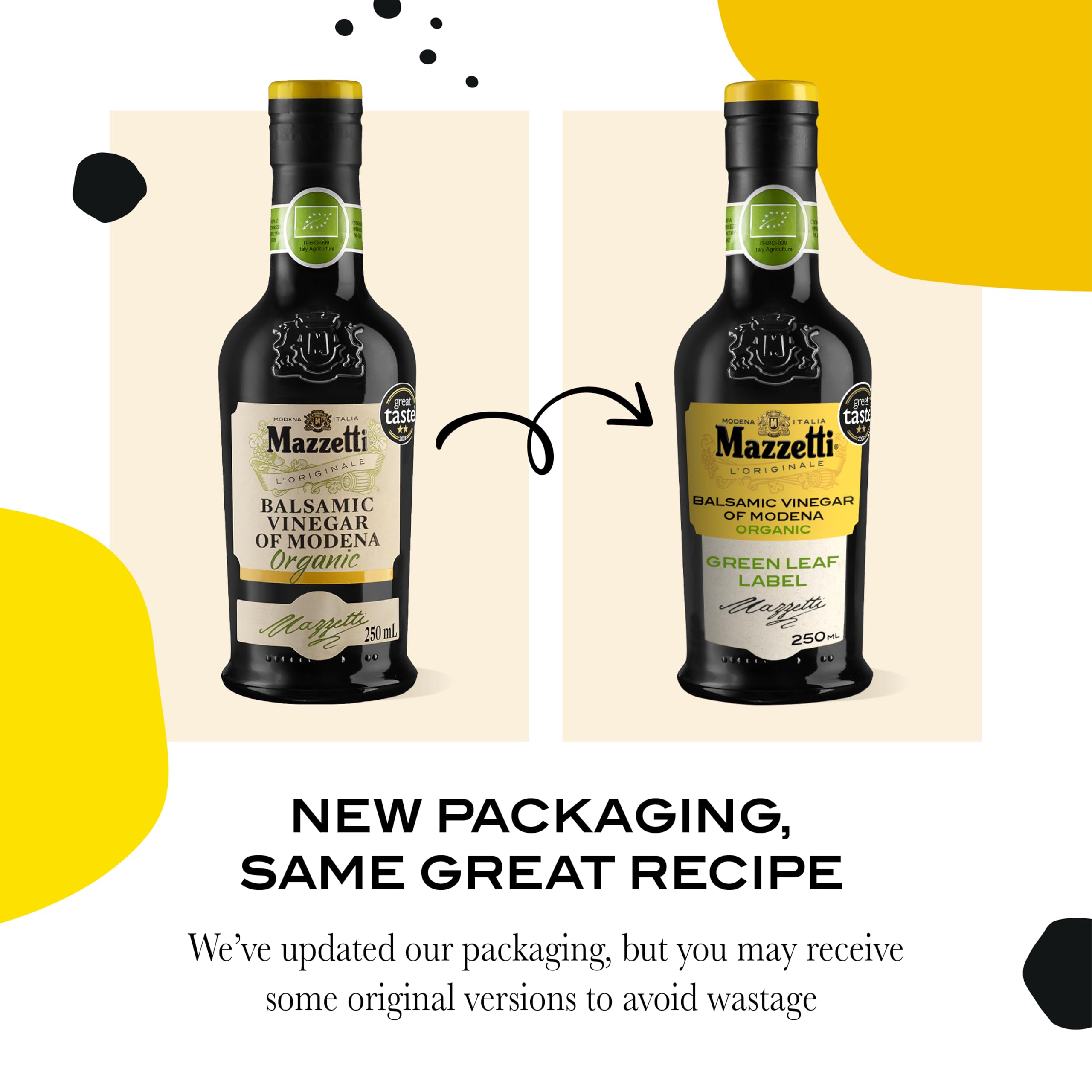 Mazzetti Organic Balsamic Vinegar - 250ml Bottle | Ideal for Salads 2