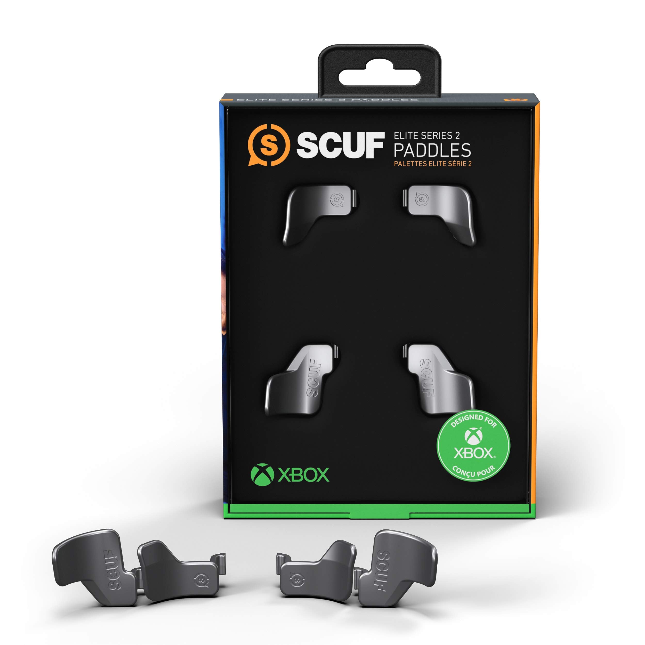 SCUF Elite Series 2 Paddles for Xbox Elite Series 1 & 2 | Stainless Steel | Black 1