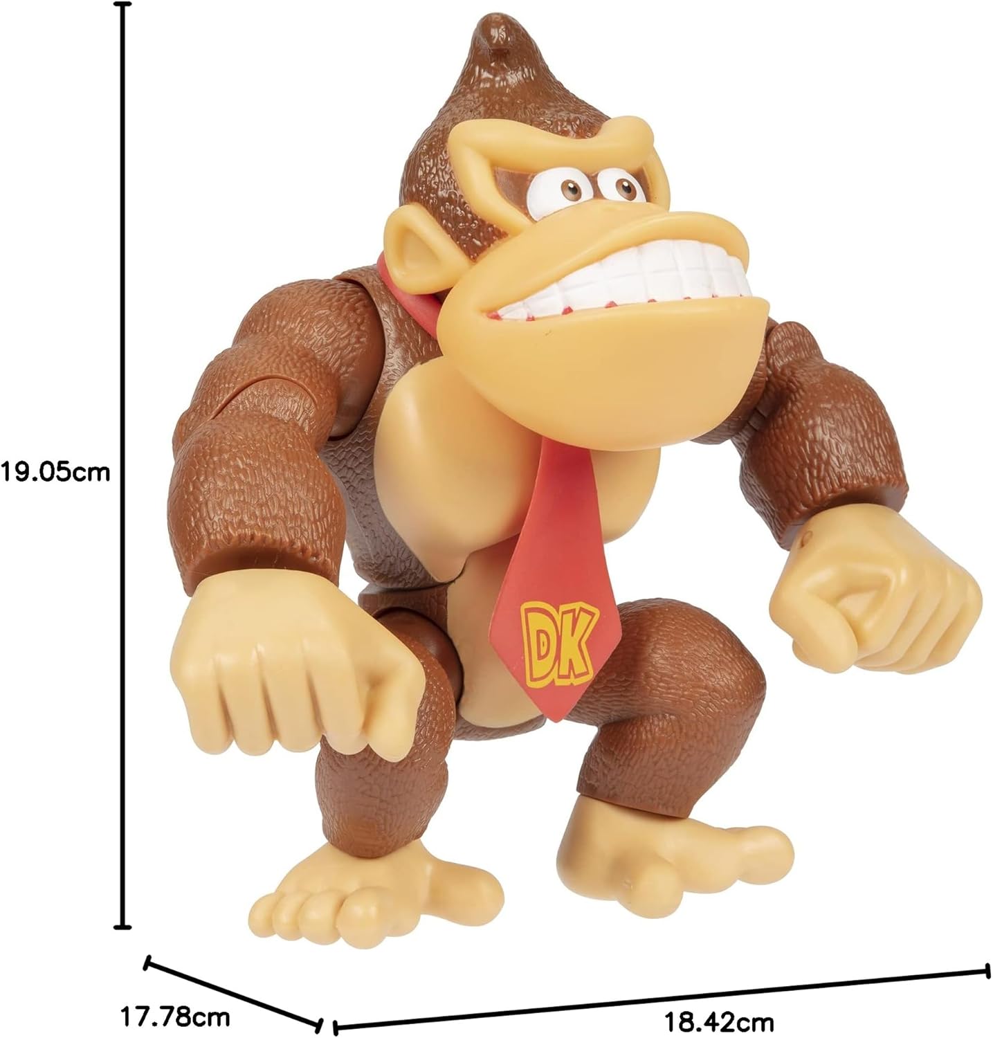 Nintendo Super Mario 6" Donkey Kong Action Figure with 10-Point Articulation 10