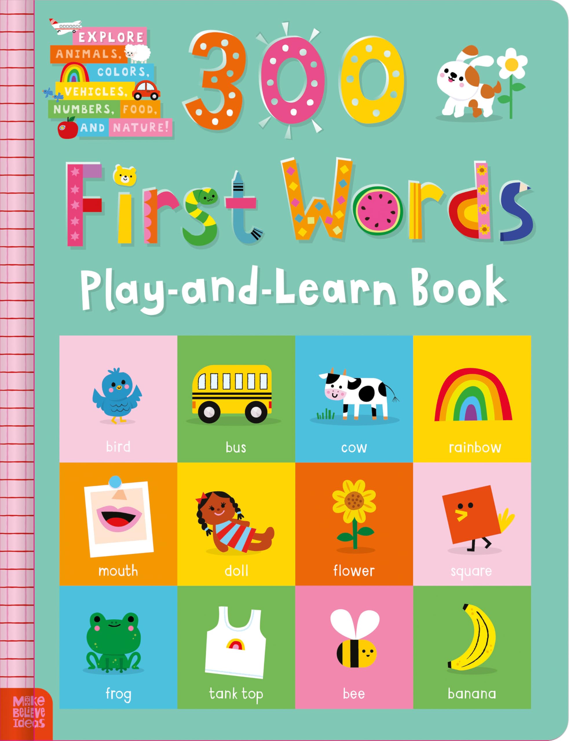 Make Believe Ideas 300 First Words Sound Book | Board Book | English Language 1