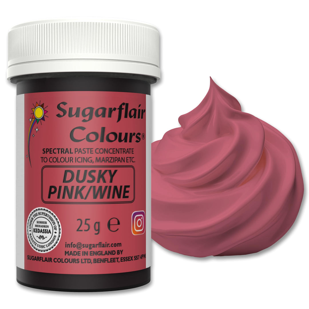 Sugarflair - Spectral Dusky Pink/Wine Food Colouring Paste (25g)