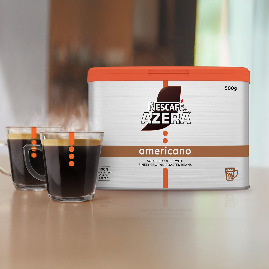 NESCAFÉ Azera Americano Instant Coffee with Ground Beans 500g
