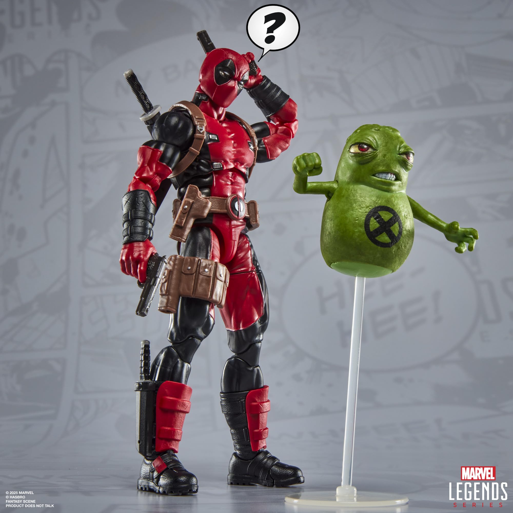 Marvel Legends Maximum Series Deadpool Action Figure with Doop - 6 Inch Collectible with 24 Accessories 6