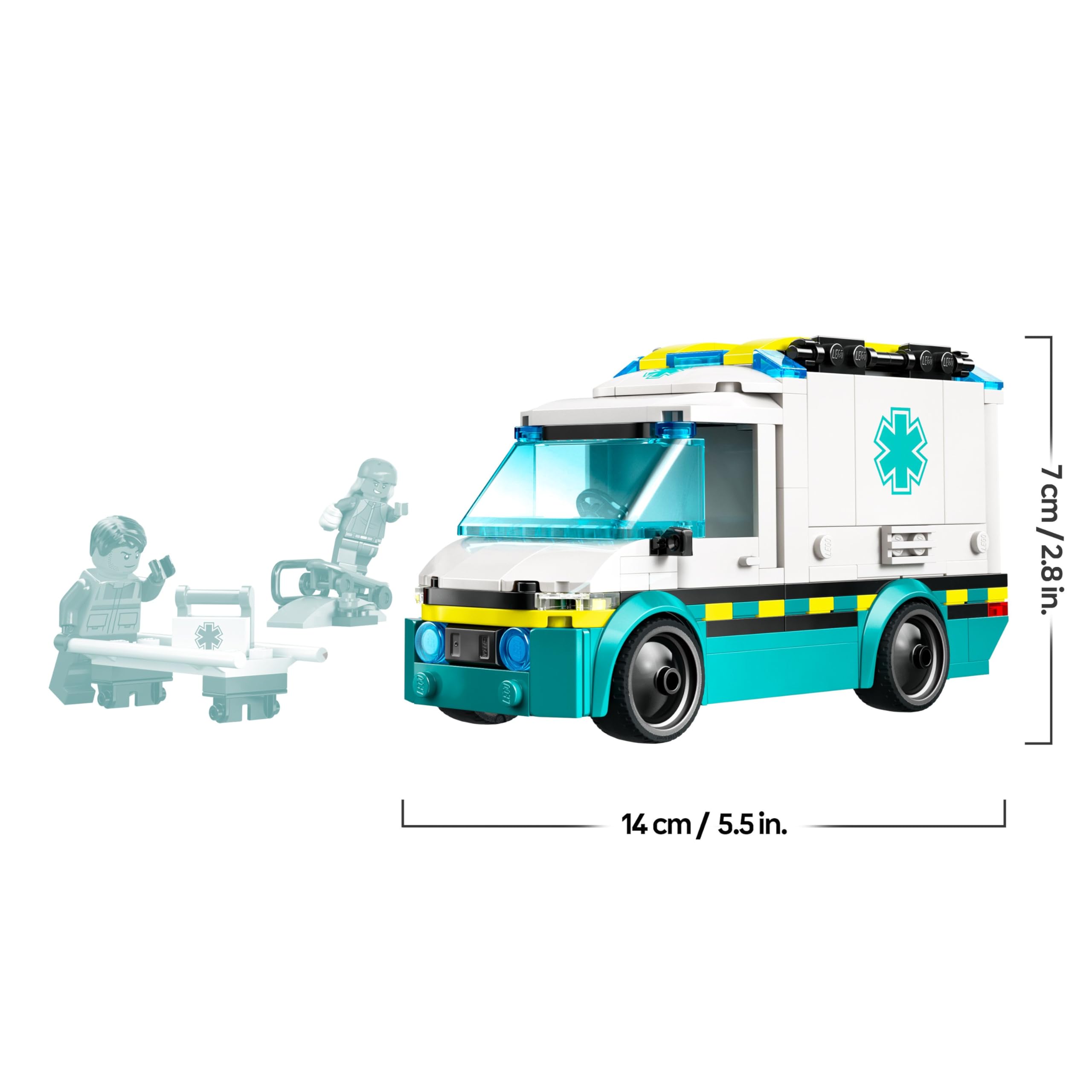 LEGO City Emergency Ambulance 60451 Building Set | Ages 5+ | Includes 2 Minifigures 9